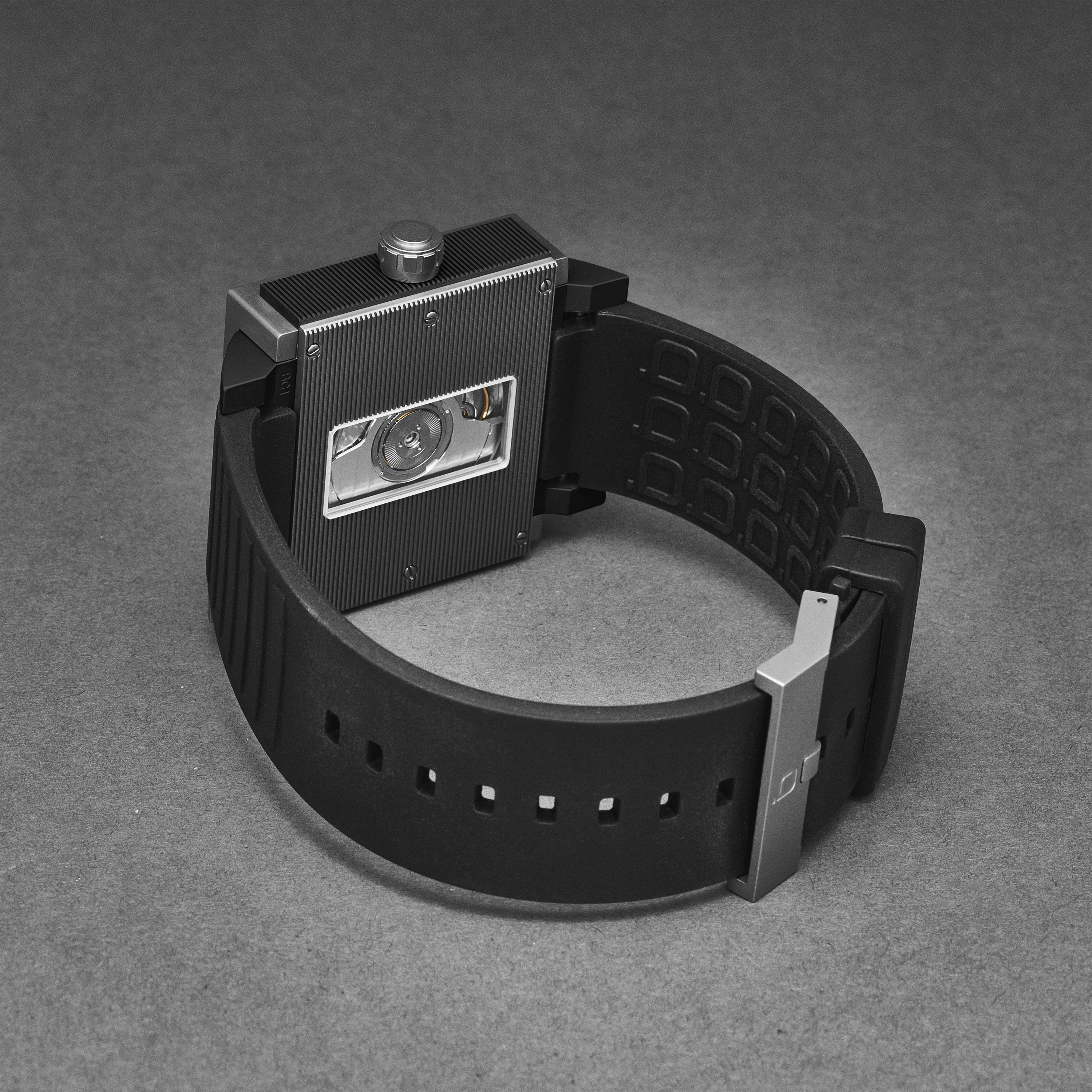 Square BC0151.T2.01.01 / Matt black | Matt black Dial - Image 3