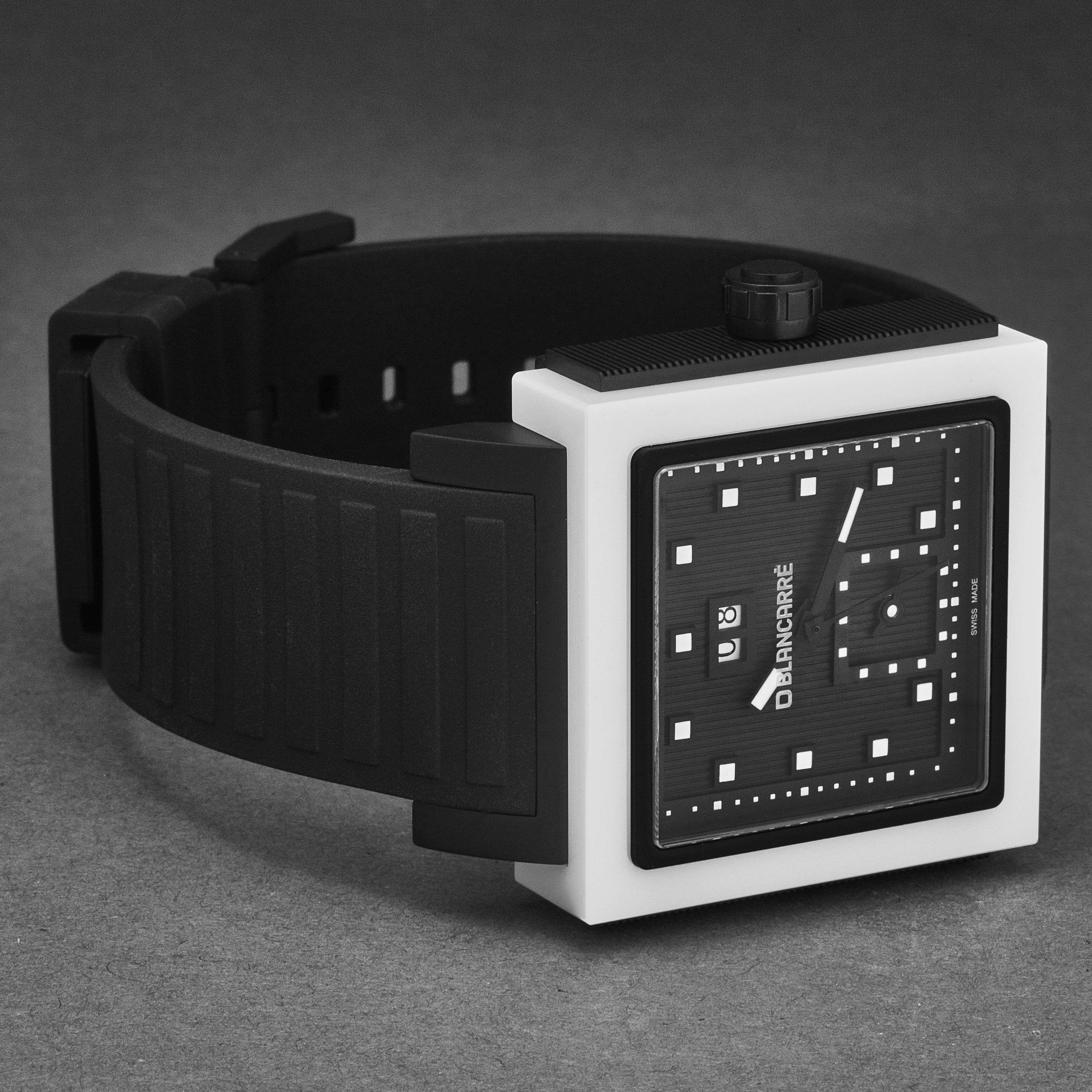 Square BC0151T2C101.01 / Matt black | Matt black Dial - Image 2