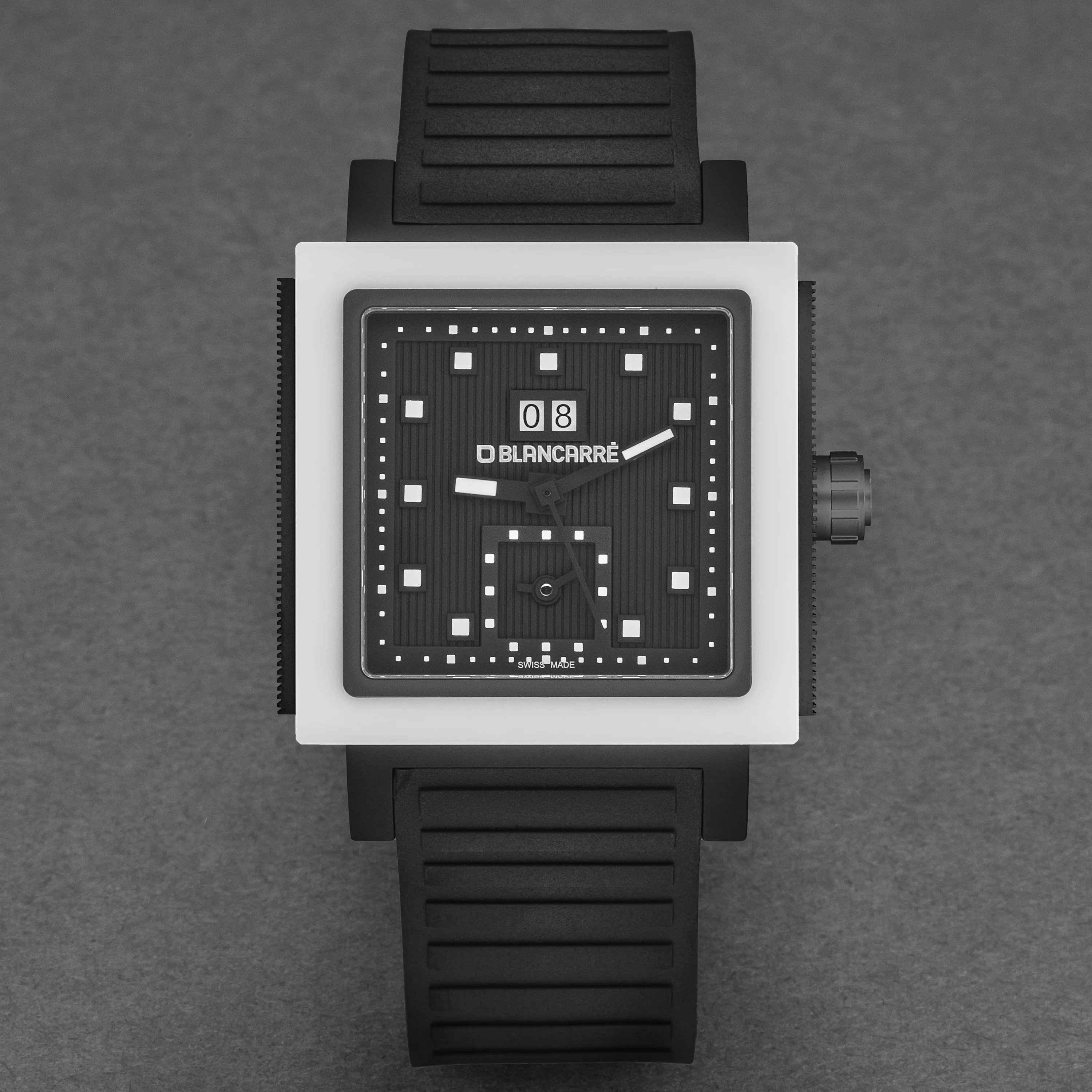 Square BC0151T2C101.01 / Matt black | Matt black Dial - Image 4