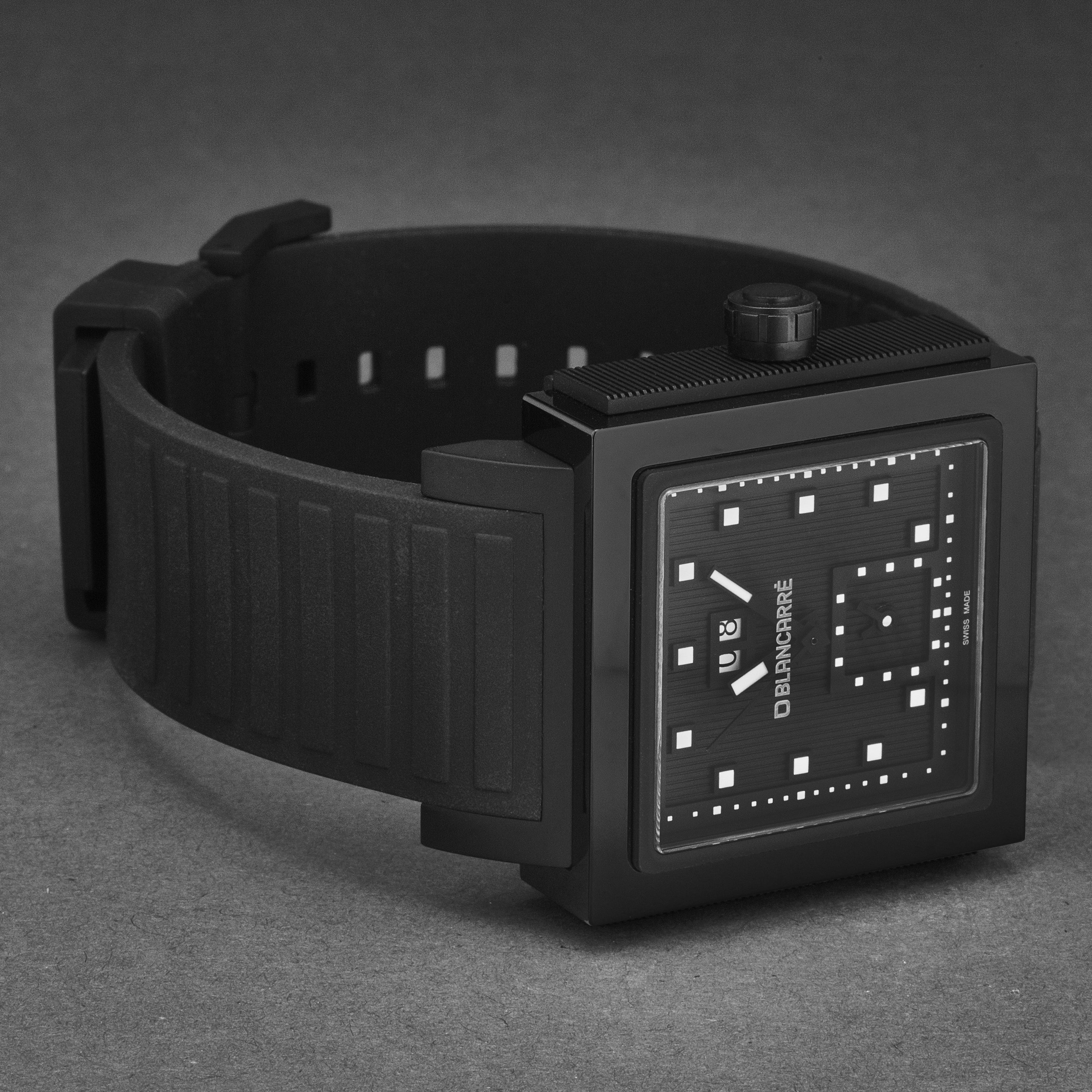 Square BC0151T2C201.01 / Matt black | Matt black Dial - Image 2