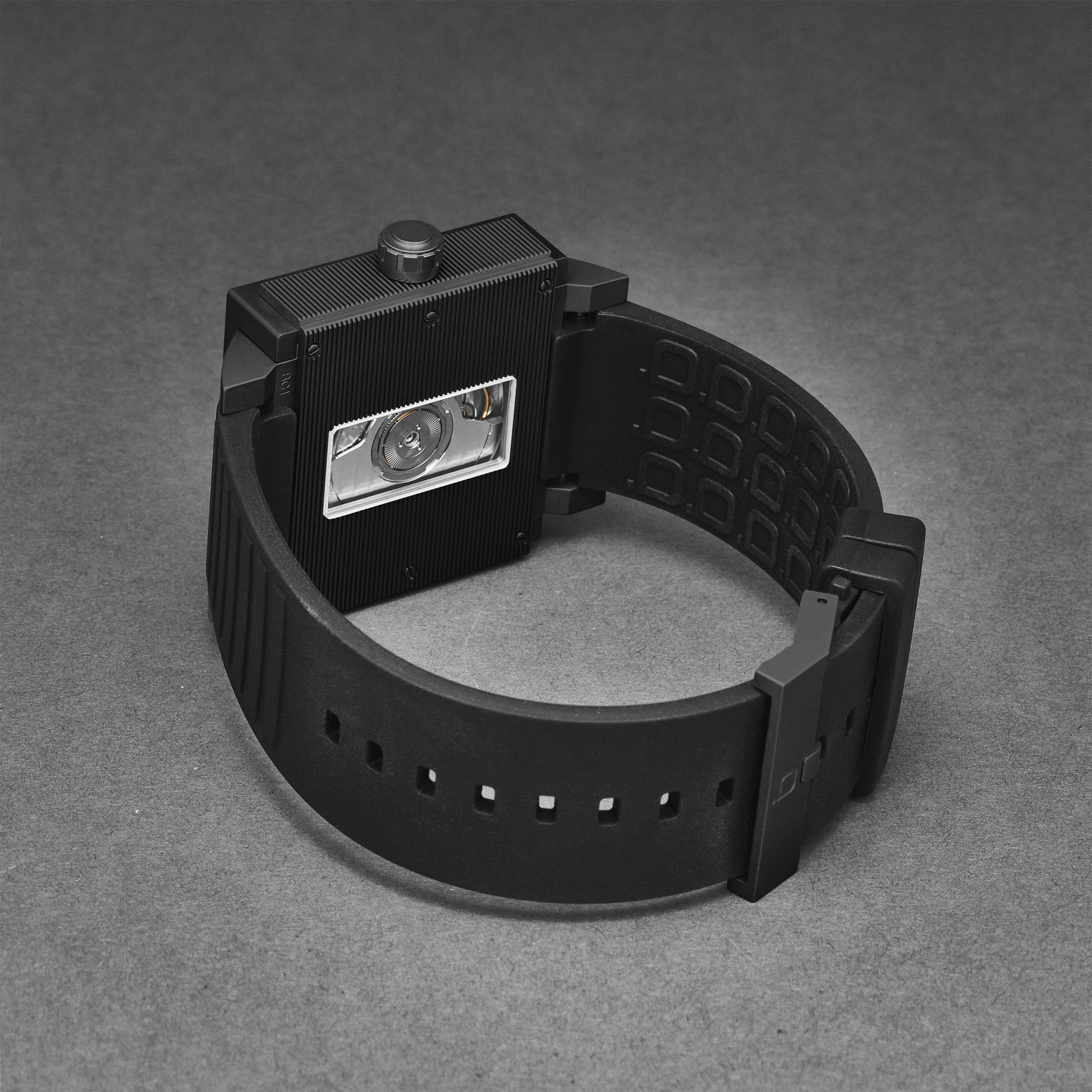 Square BC0151T2C301.01 / Matt black | Matt black Dial - Image 3