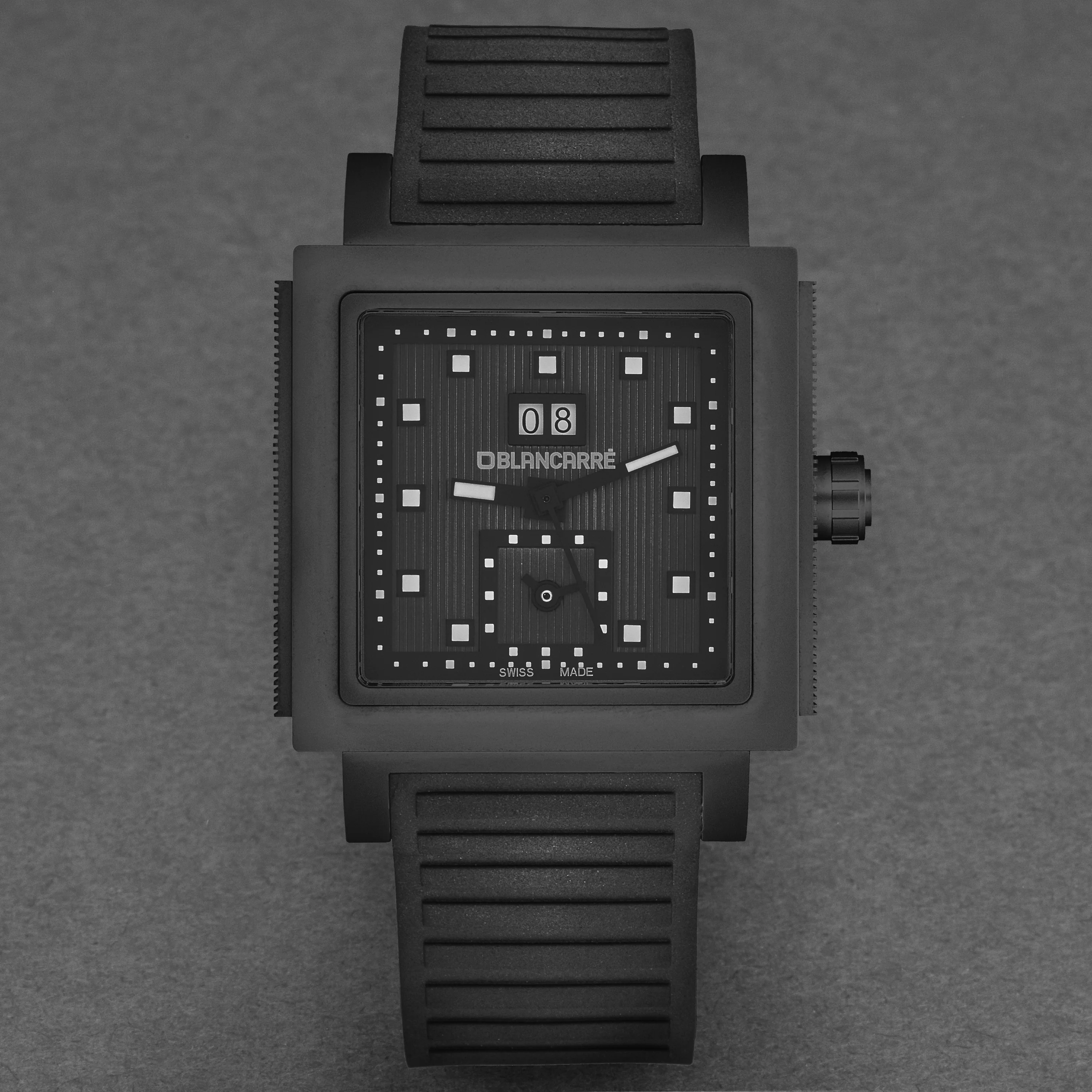 Square BC0151T2C301.01 / Matt black | Matt black Dial - Image 4