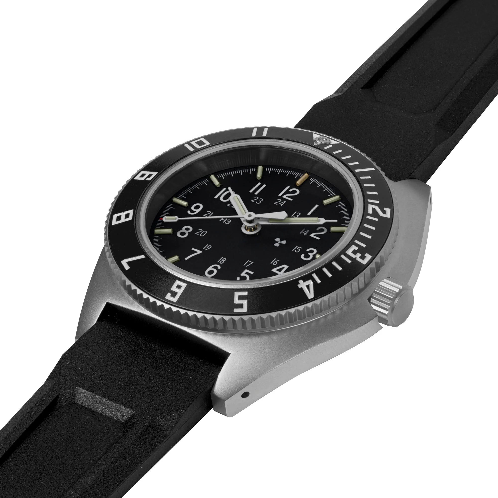 SSNAV Automatic Sterile SSNAV Auto Sterile-3pc Rubber | Black Dial - Image 4