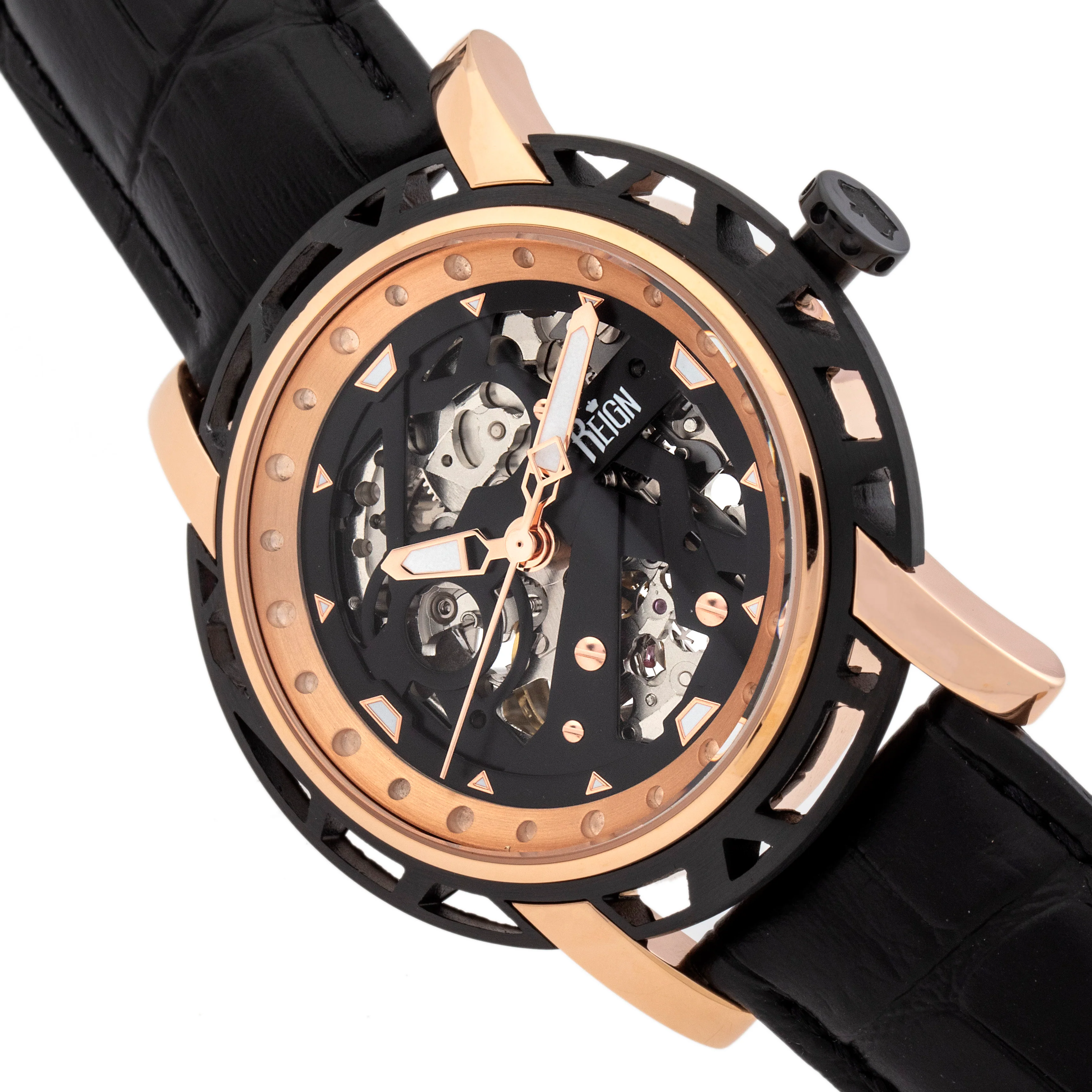 Stavros Rose Gold/Black | Black Dial - Image 3