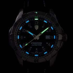 Steel Dive SS CASE/SILVER DIAL/BLACK STRAP | Silver Dial - Image 3