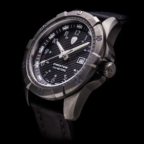 Steel Dive SSIP GUNMETAL GRAY CASE/BLACK DIAL/BLACK STRAP | Black Dial - Image 2
