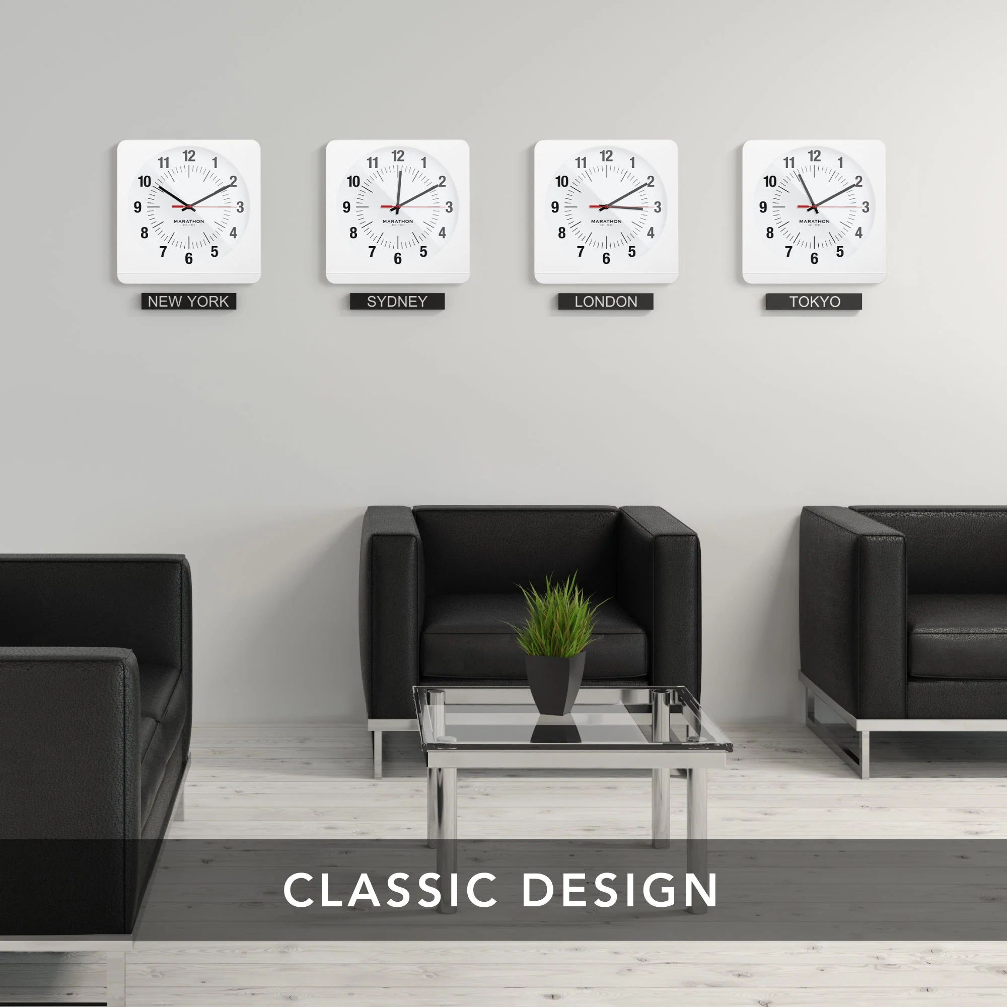 STUDIO EDITION JMBO 12 INCH ANALOG WALL CLOCK WITH AUTO BACKLIGHT studio-edition-jumbo-analog-wall-clock-with-auto-night-light - Image 4
