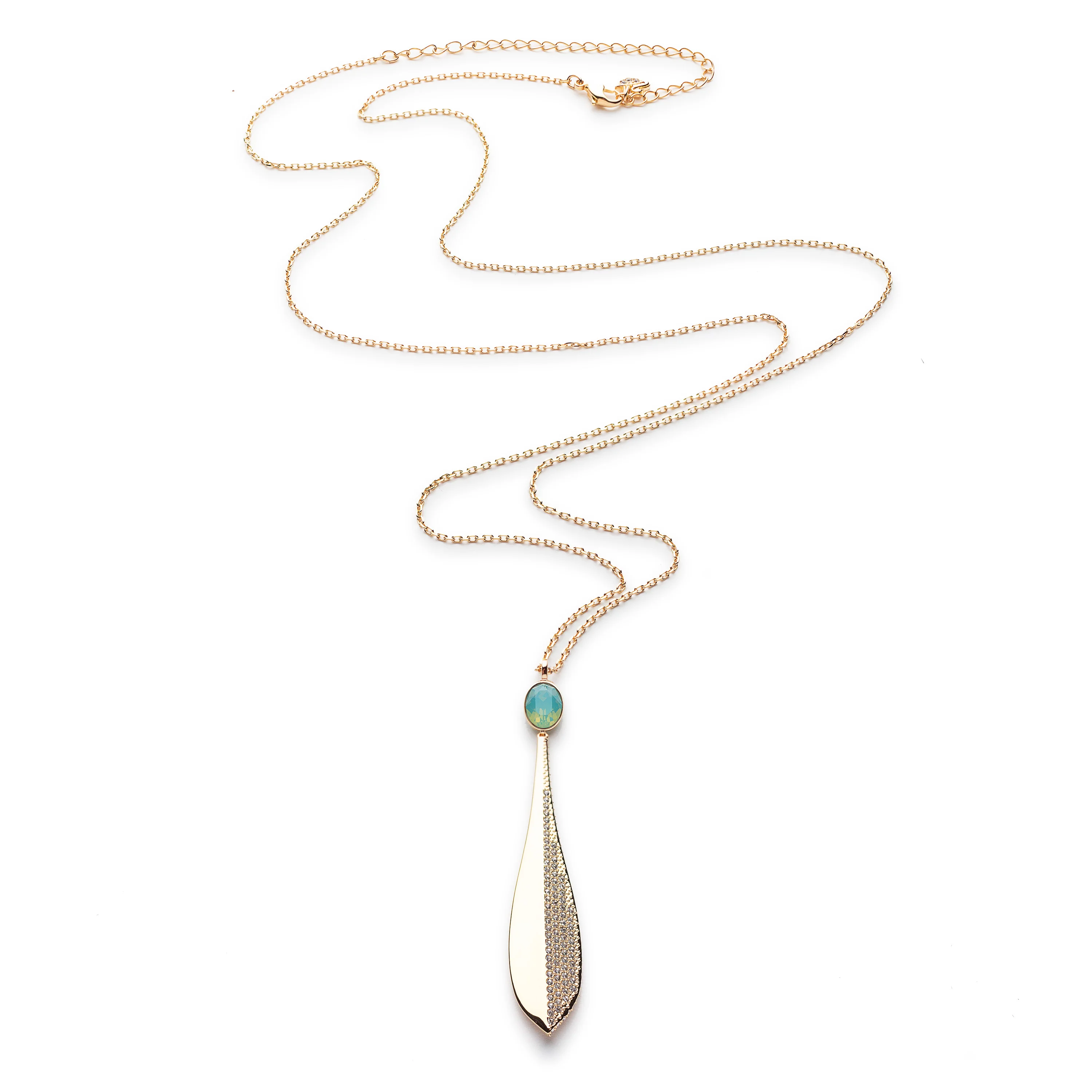 Stunning White and Blue / Gold-Tone Plated - Image 2