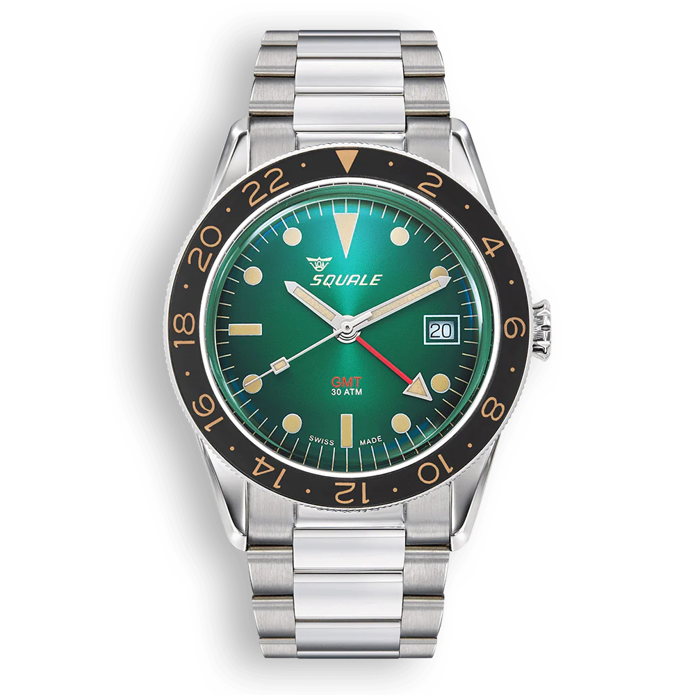 Sub-39 GMT Vintage Green Bracelet | Green Dial