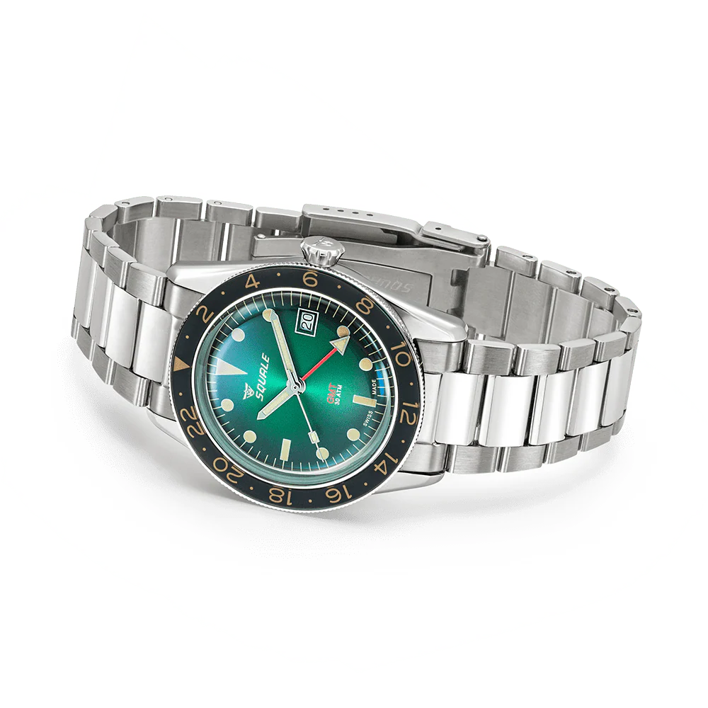 Sub-39 GMT Vintage Green Bracelet | Green Dial - Image 3