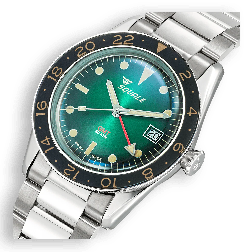 Sub-39 GMT Vintage Green Bracelet | Green Dial - Image 4