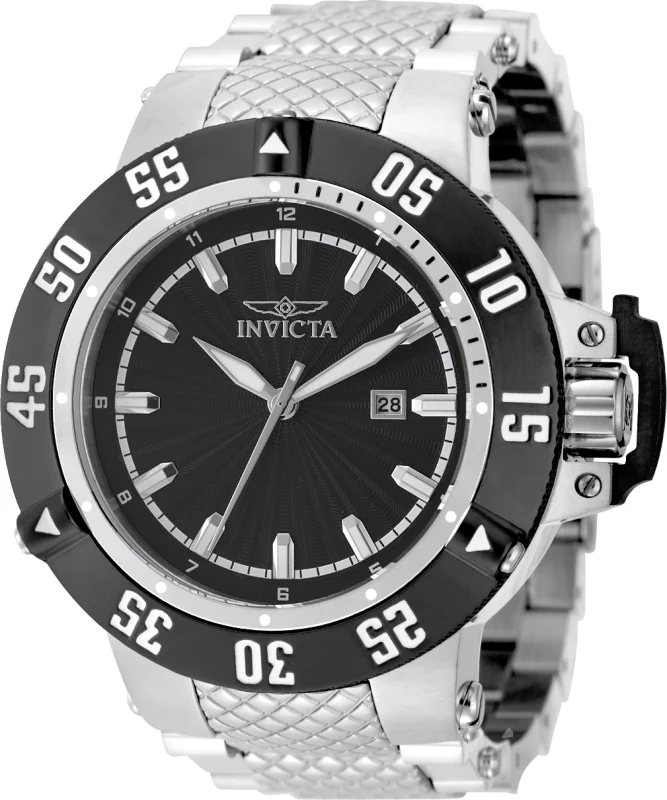 Subaqua 50mm / Black / Silver | Black Dial