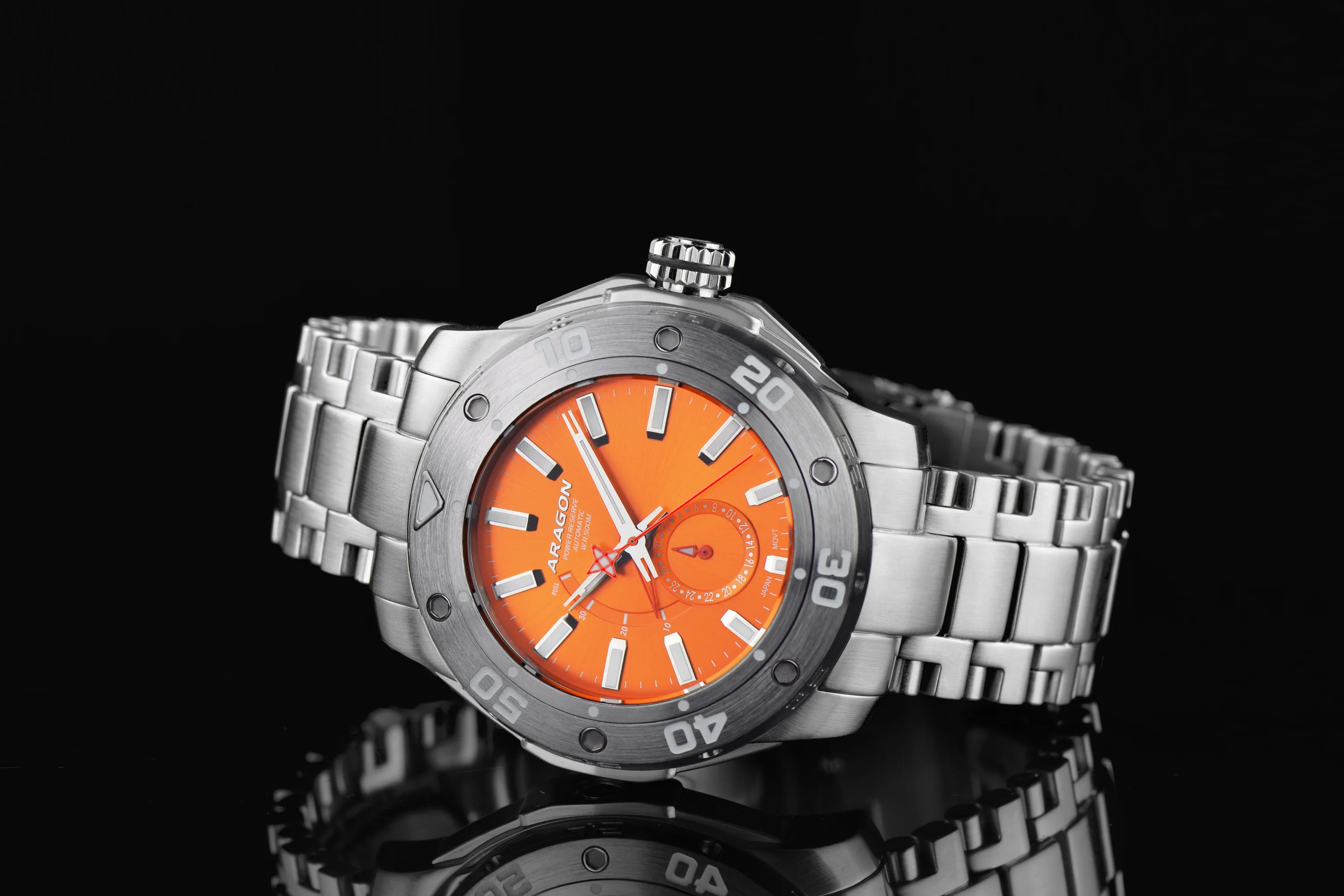 Superjet NE57 A344ORG Power Reserve Automatic 44mm Orange | Orange Dial - Image 2