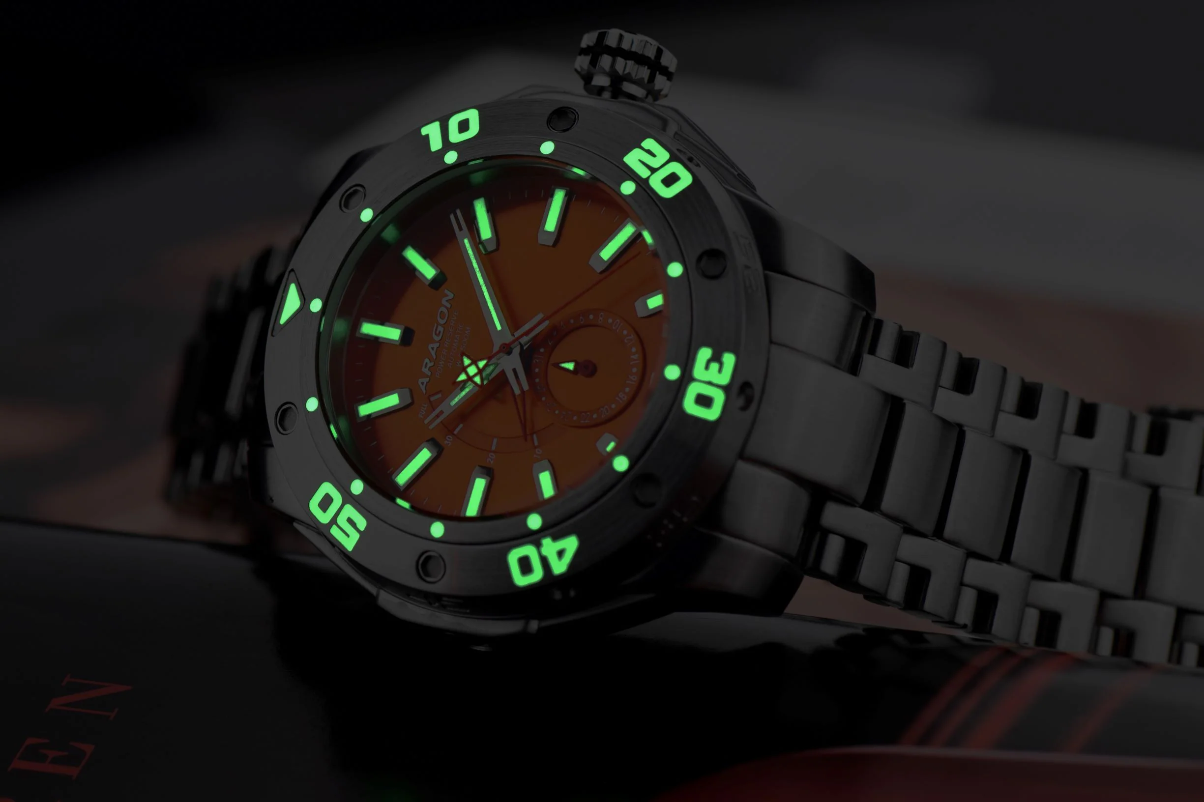 Superjet NE57 A344ORG Power Reserve Automatic 44mm Orange | Orange Dial - Image 5
