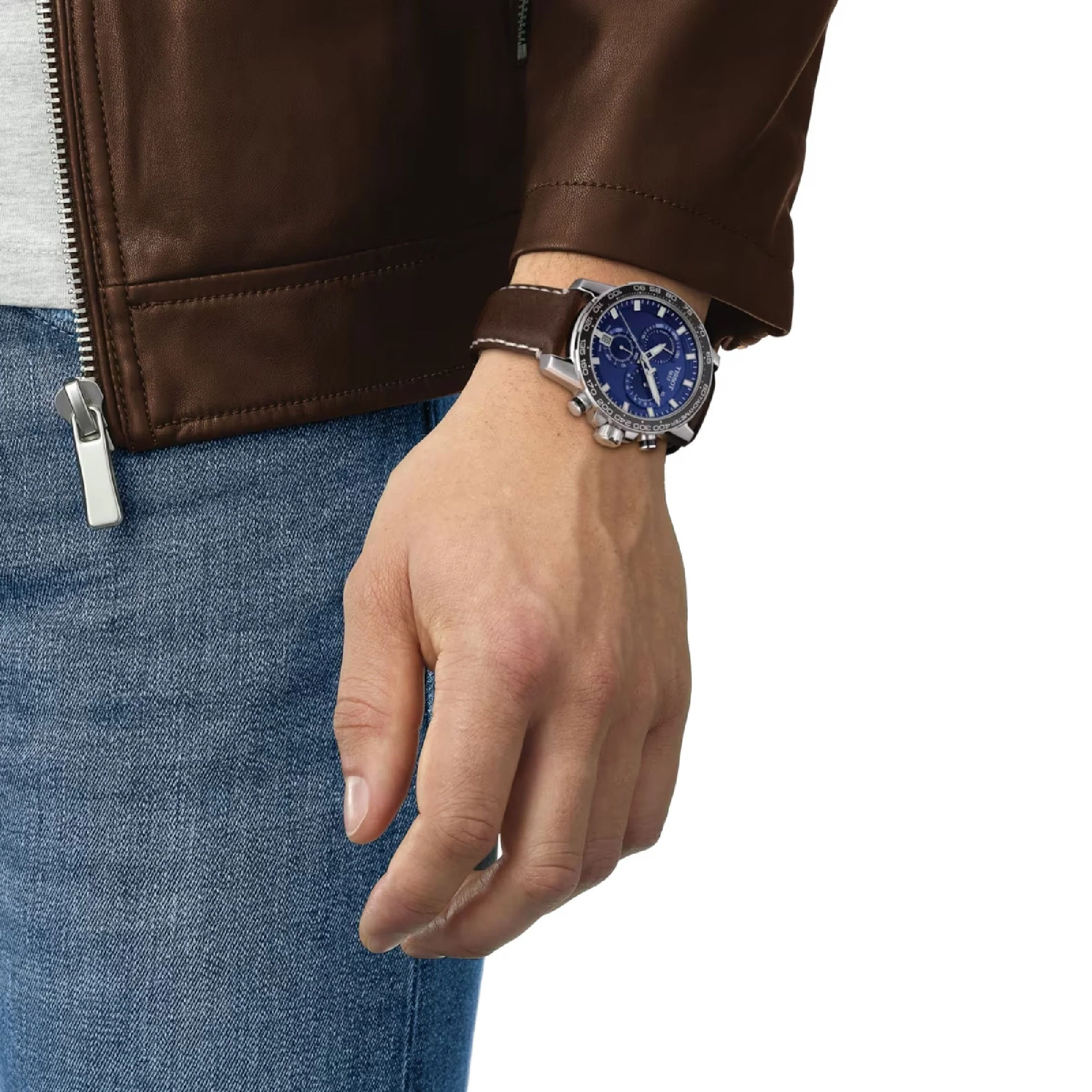 Supersport Chrono Blue / Leather | Blue Dial - Image 4