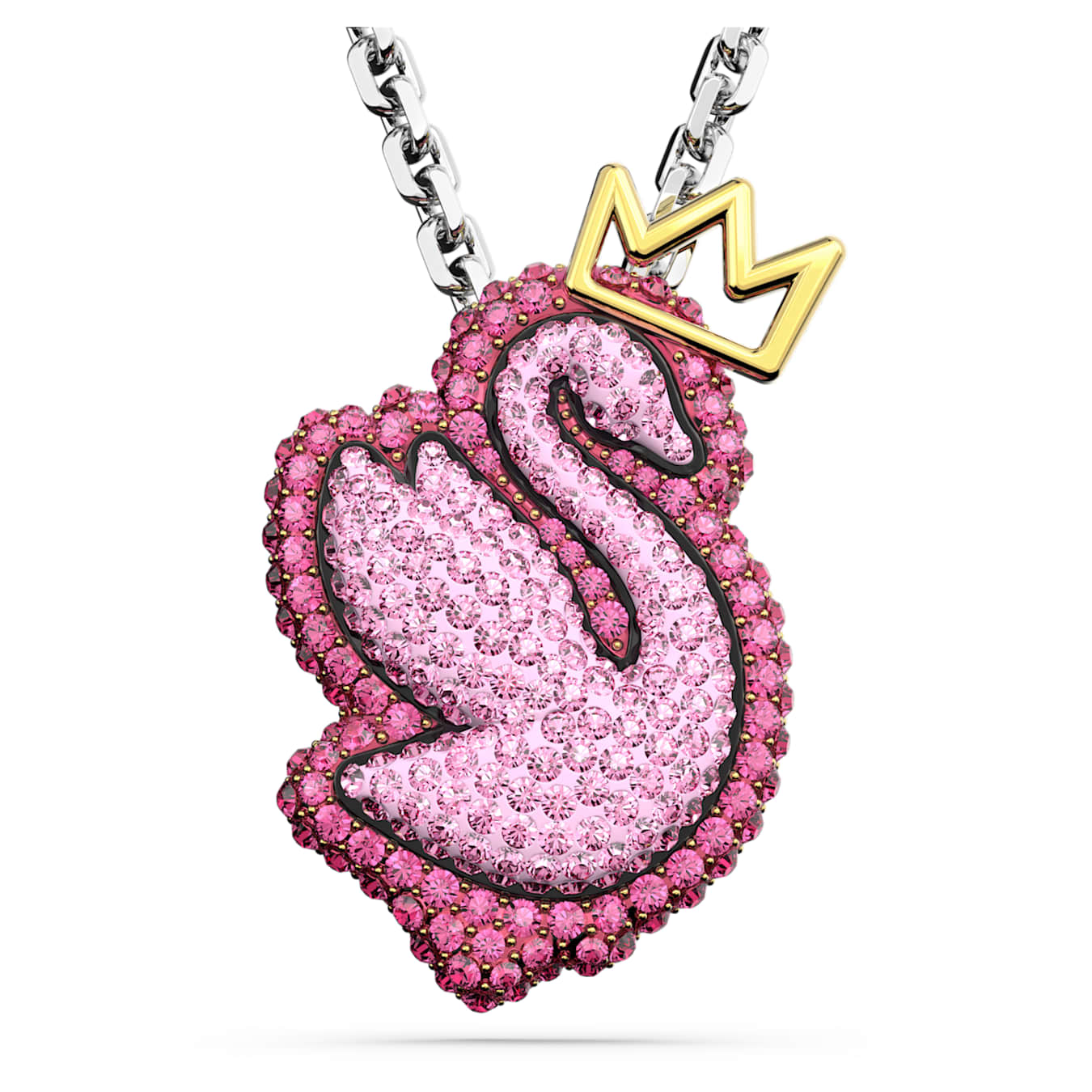 Swan Pink / Rhodium-Plated