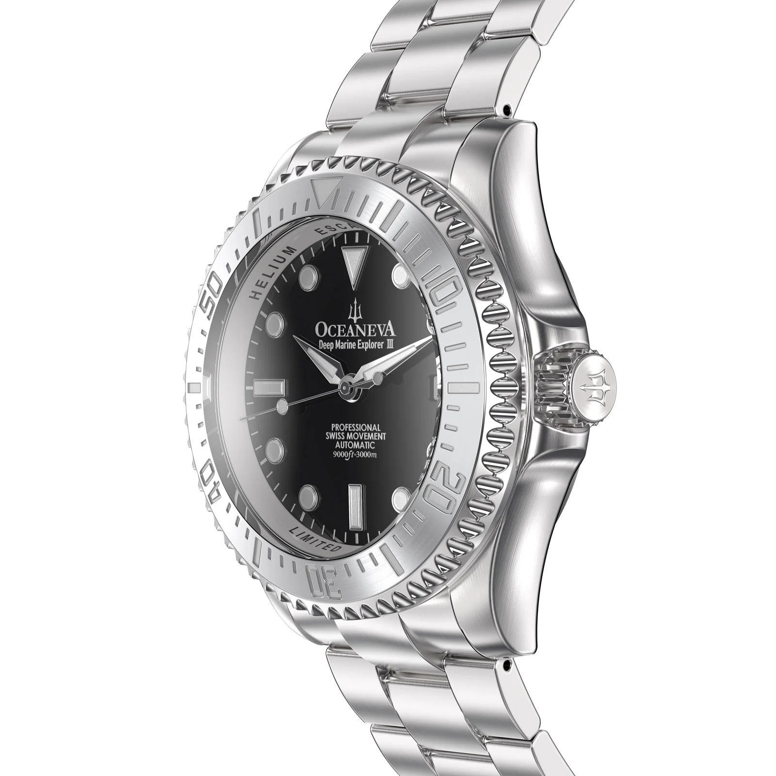 Deep Marine Explorer III – Black Dial - Image 4