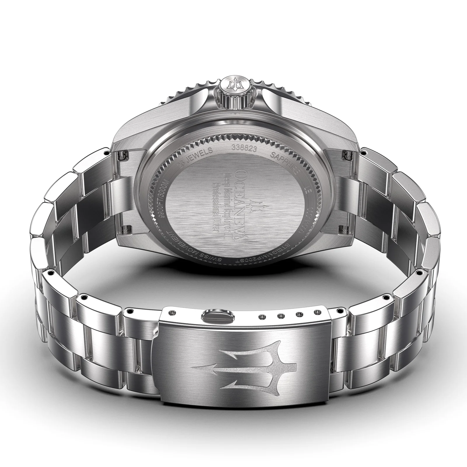 Deep Marine Explorer III Stainless Steel Gun Metal Gray Beze|Gray Dial Watch - Image 8