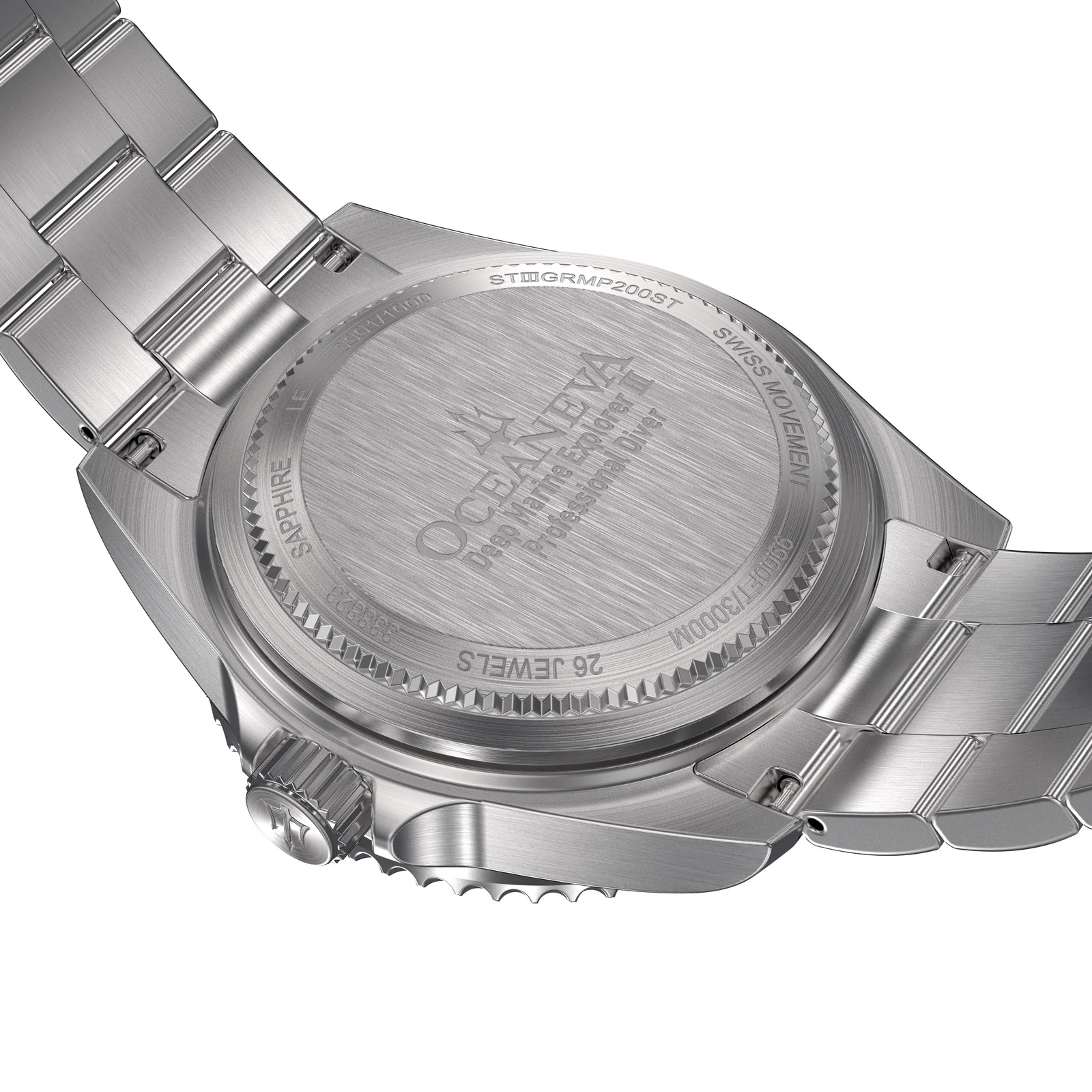 Deep Marine Explorer III Swiss Automatic Stainless Watch| Green Dial - Image 6