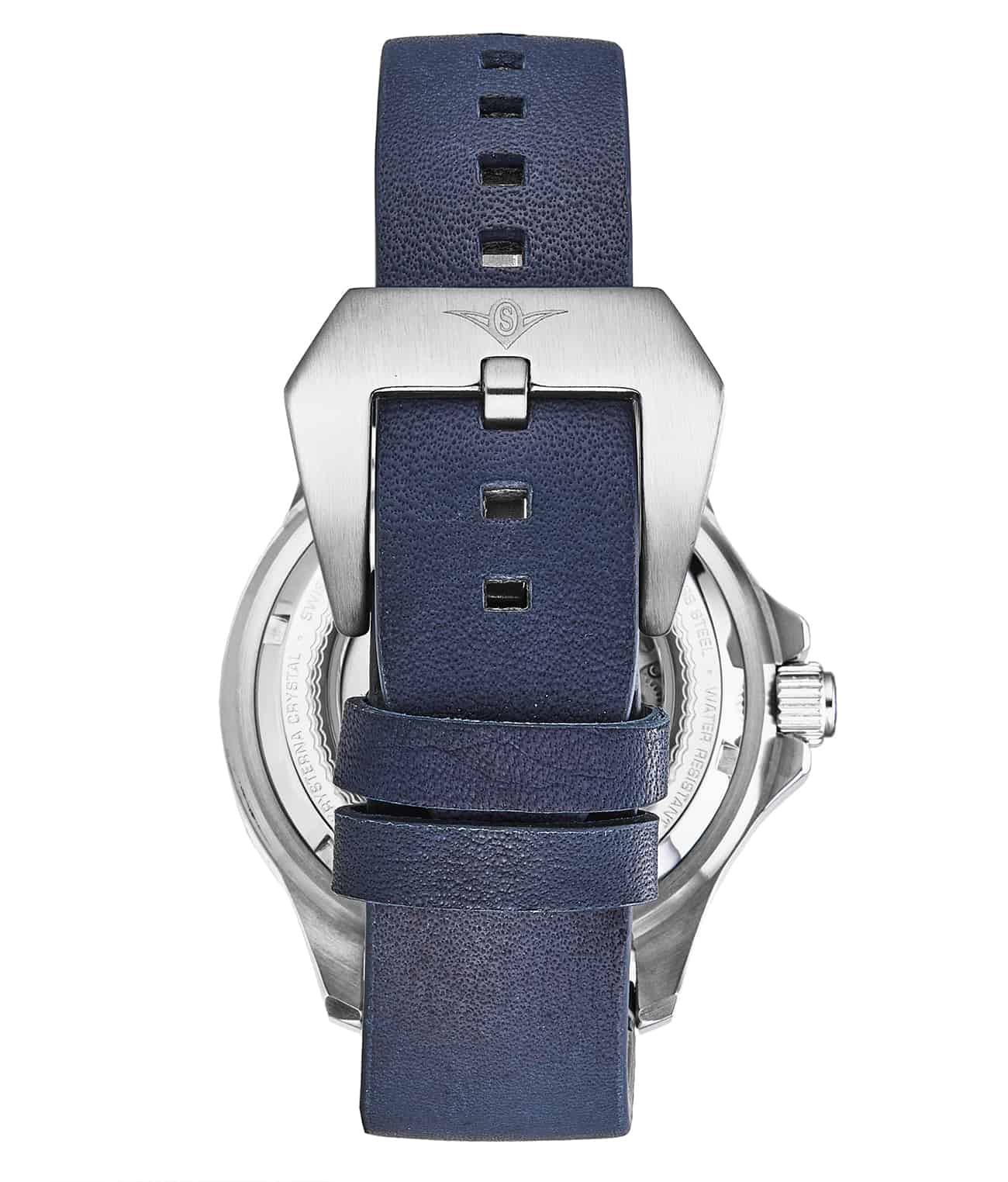 Swiss Automatic Depthmaster Heritage 883H 42mm Diver Blue/Leather | Blue Dial - Image 2