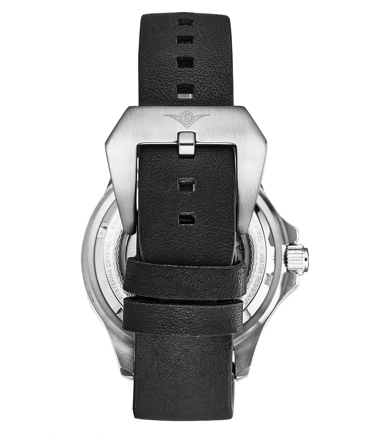 Swiss Automatic Depthmaster Heritage 883H 42mm Diver Black/Leather | Blue Dial - Image 2