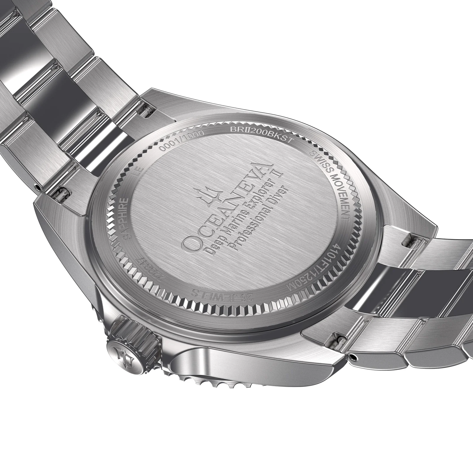 Deep Marine Explorer Swiss Automatic II Silver bezel | Brown Dial - Image 10