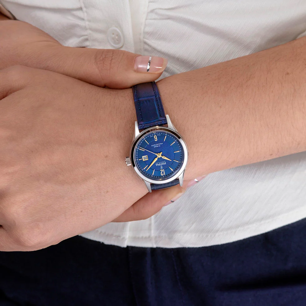 Swiss Made Blue / Leather Blue Dial - Image 2