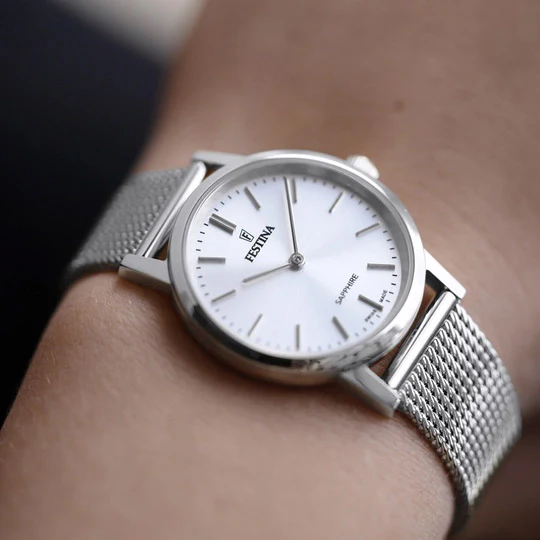 Swiss Made White / Stainless Steel White Dial - Image 3