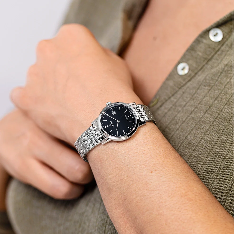 Swiss Made Black / Stainless Steel Black Dial - Image 3