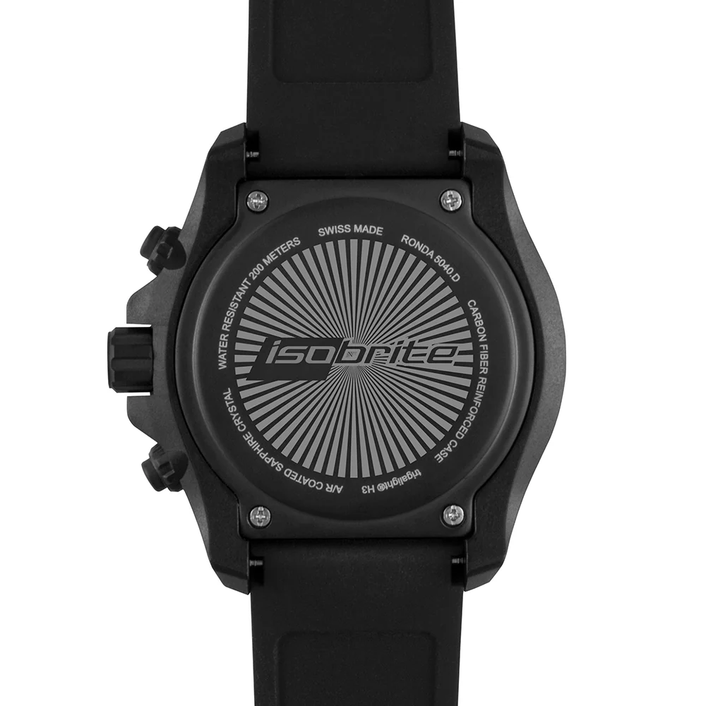 Swiss Made T100 Tritium Chronograph T100 Tritium Markers | Black Dial - Image 8