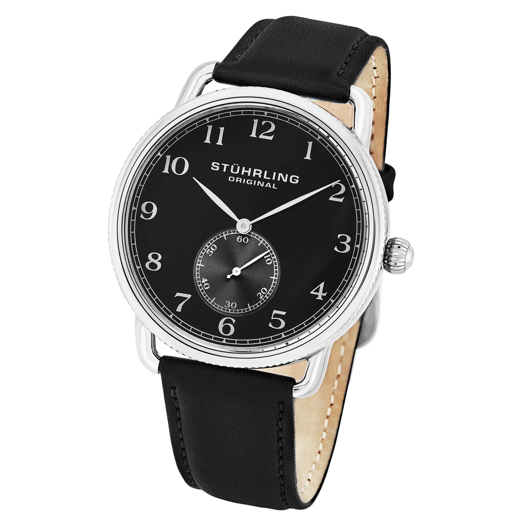 Symphony Black/Leather/Black Dial/Silver Case 207.02 | Black Dial - Image 2