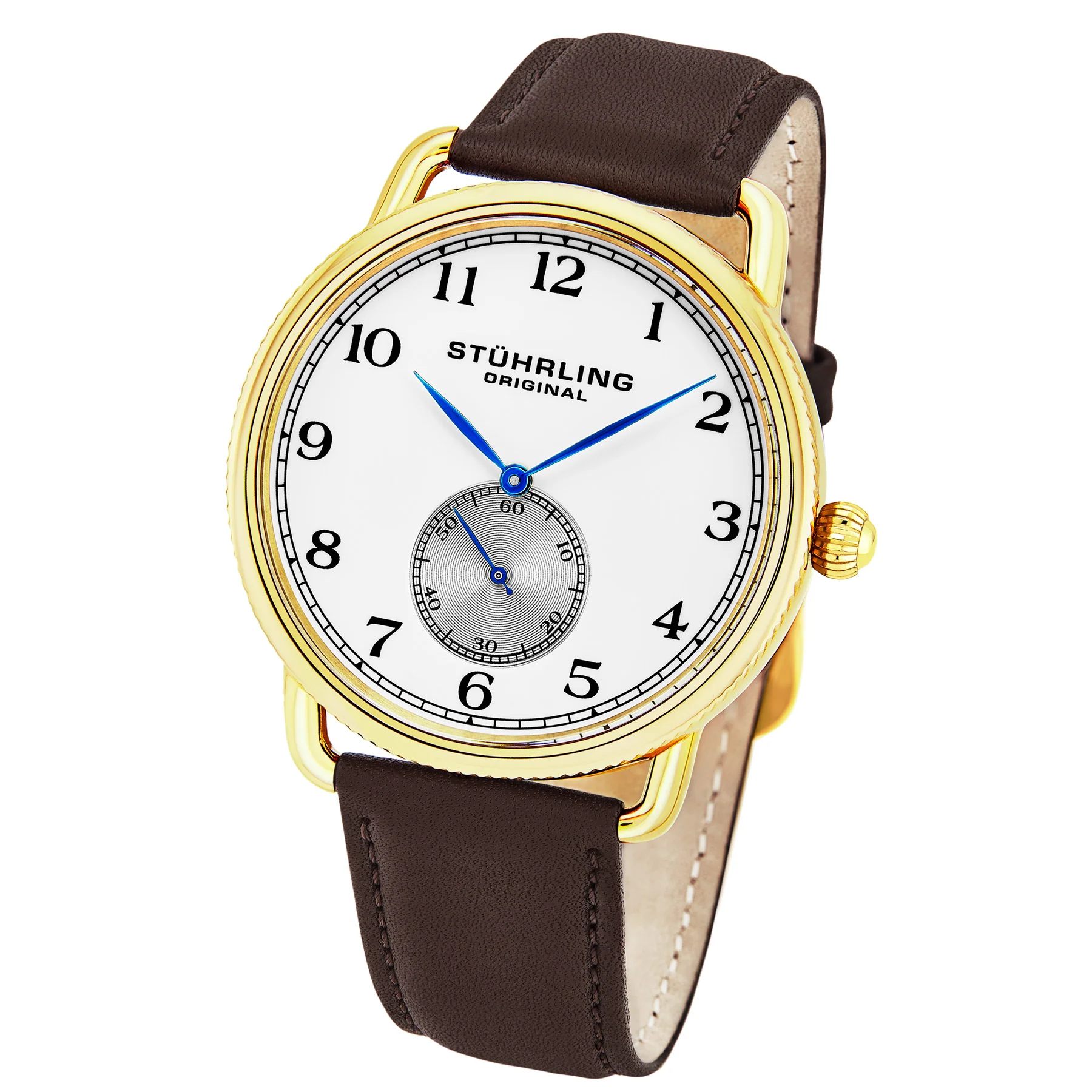 Symphony Brown/Leather/Silver Dial/Gold Case 207.03 | Silver Dial - Image 2