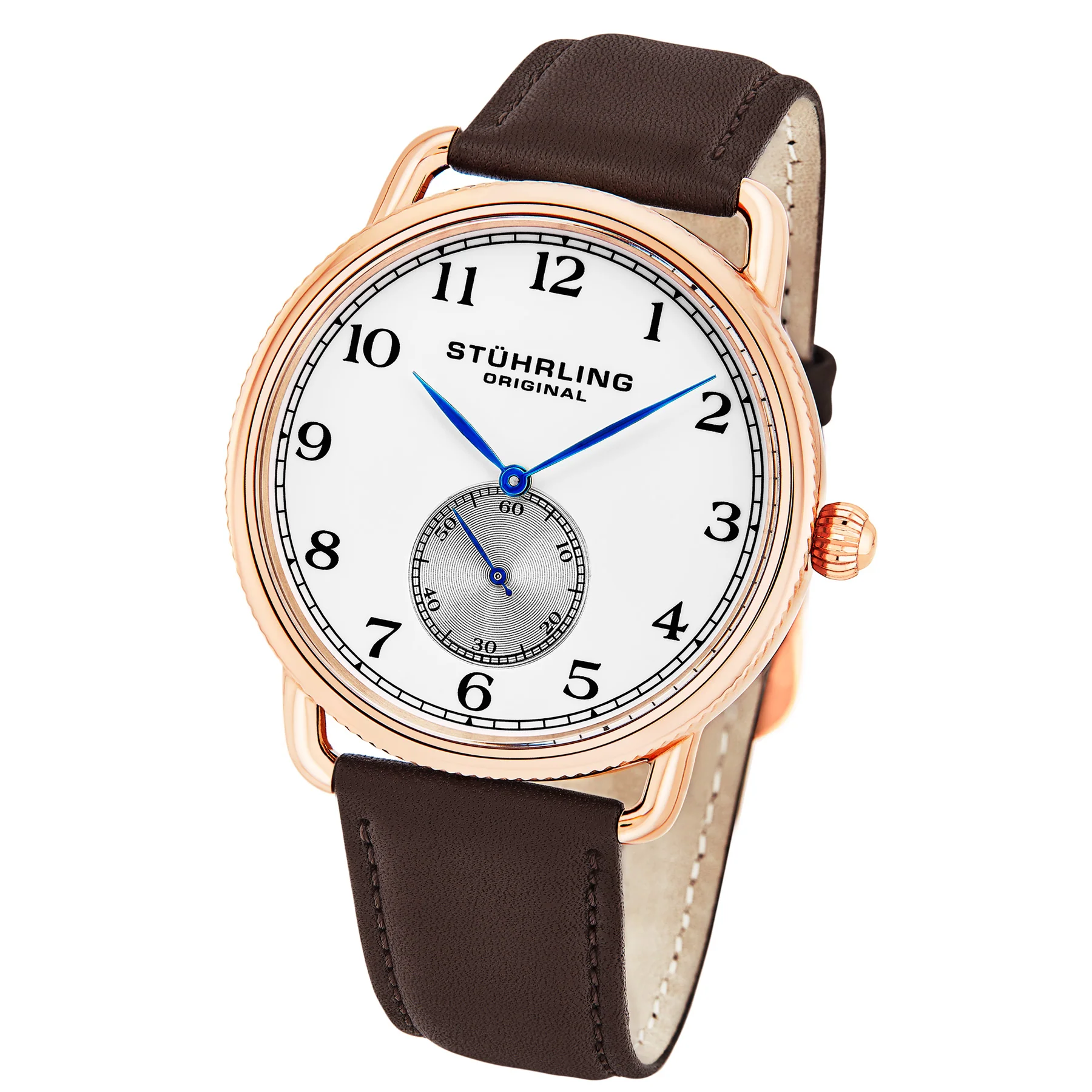 Symphony Brown/Leather/Silver Dial/Rose Case 207.04 | Silver Dial - Image 2