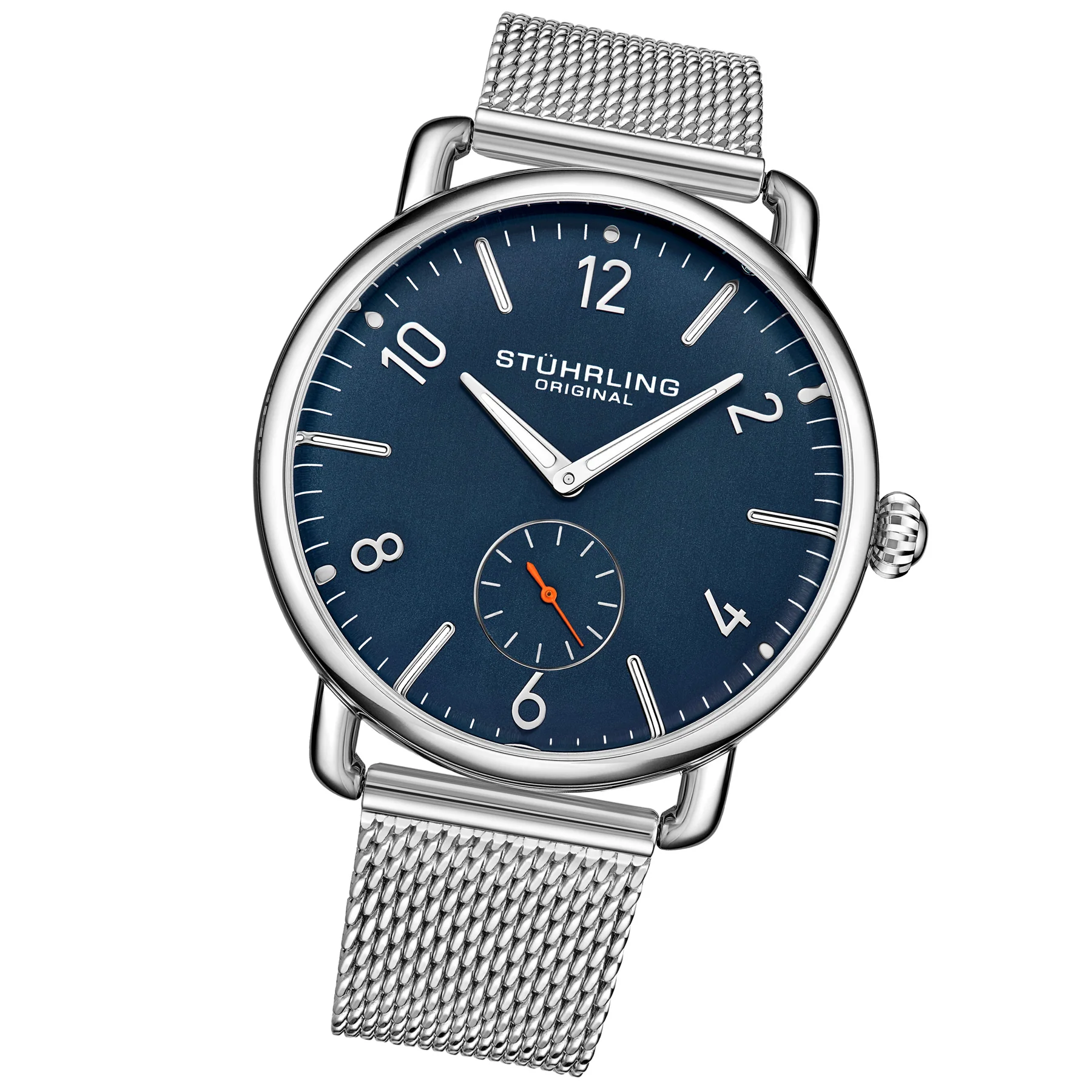 Symphony Silver/Stainless Steel/Blue Dial/Silver Case | Blue Dial - Image 2