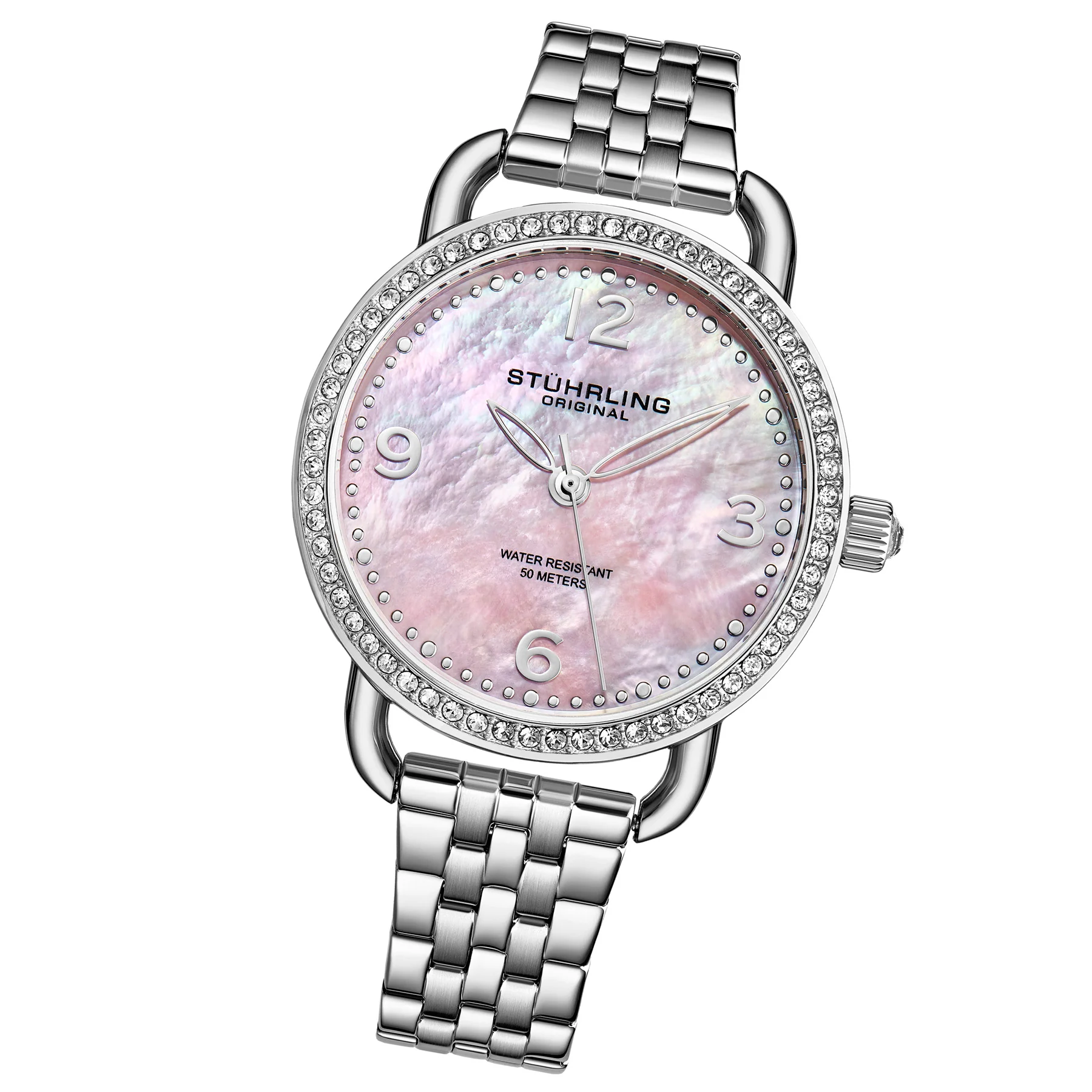 Symphony-3955.2 Silver Stainless Steel | Salmon Dial - Image 2