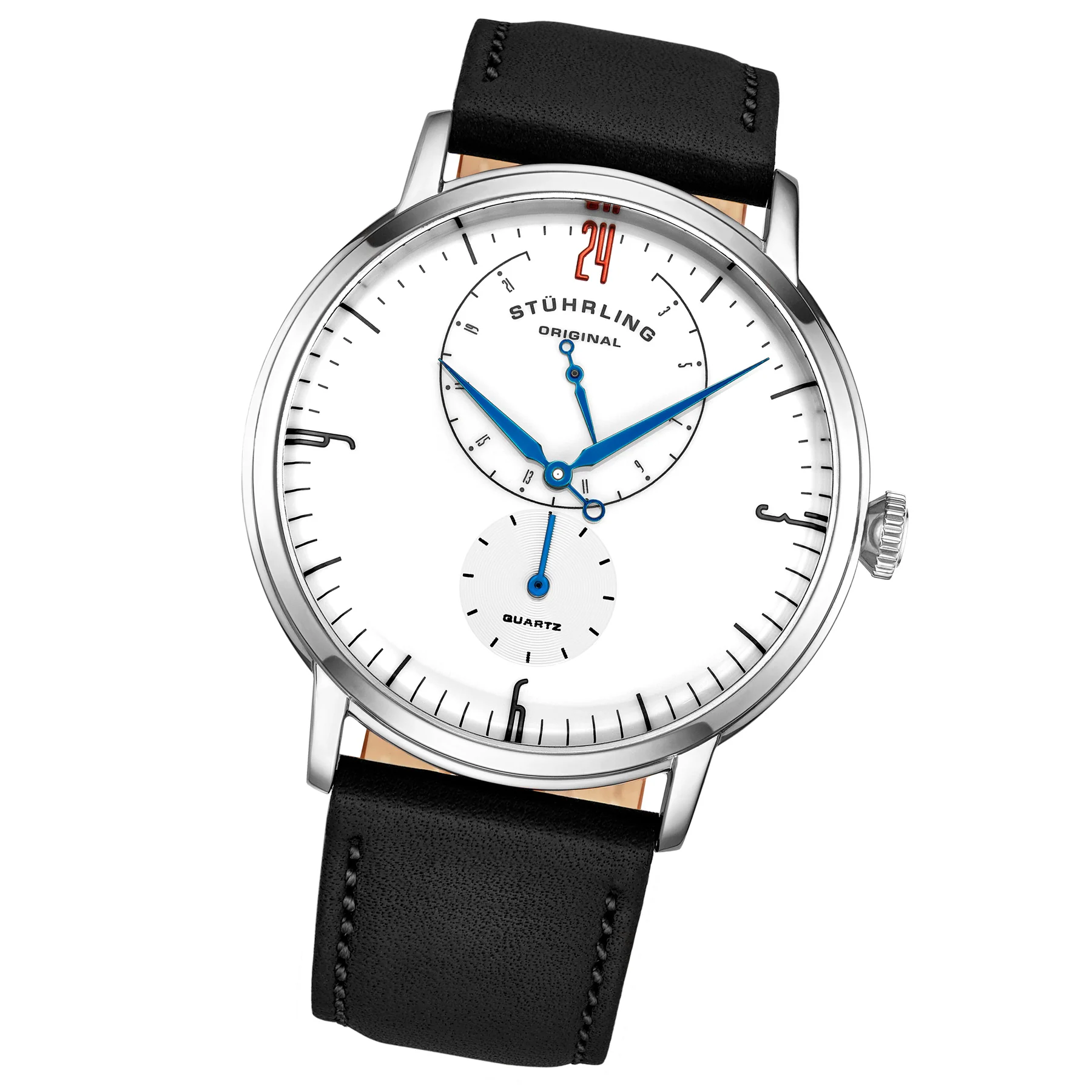 Symphony Black/Leather/White Dial/Silver Case 3969.2 | White Dial - Image 2