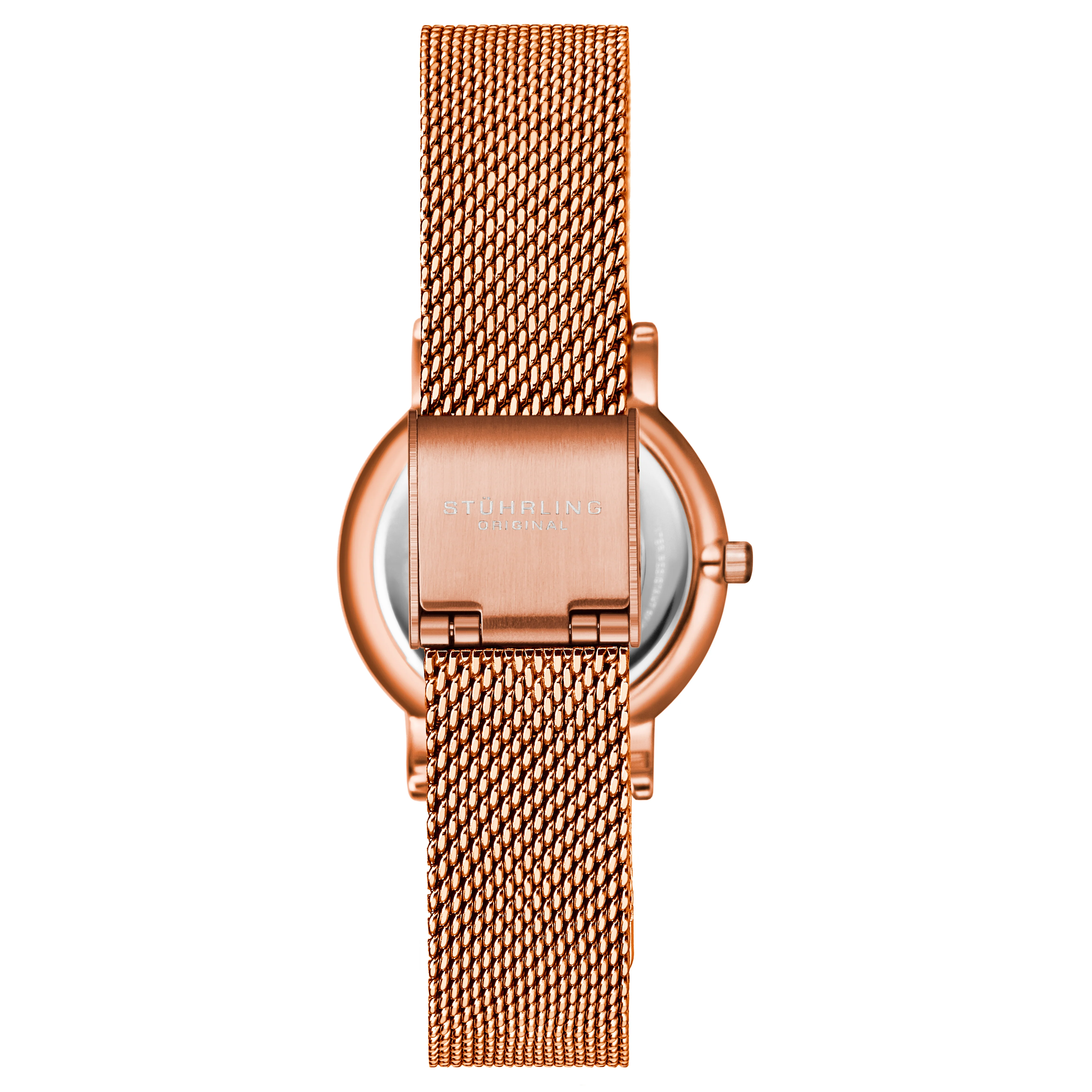 Symphony Rose Gold Stainless Steel | Silver Dial - Image 3
