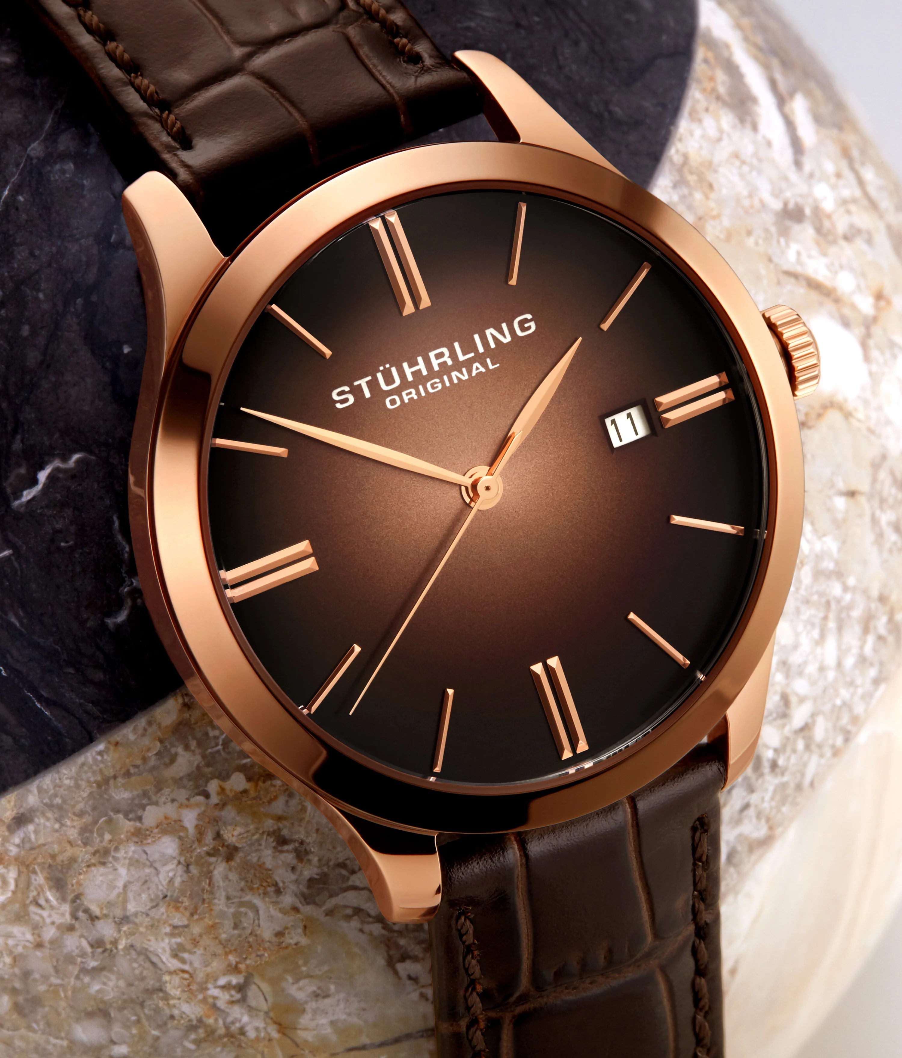 Symphony Rose/ Brown | Black Dial - Image 2