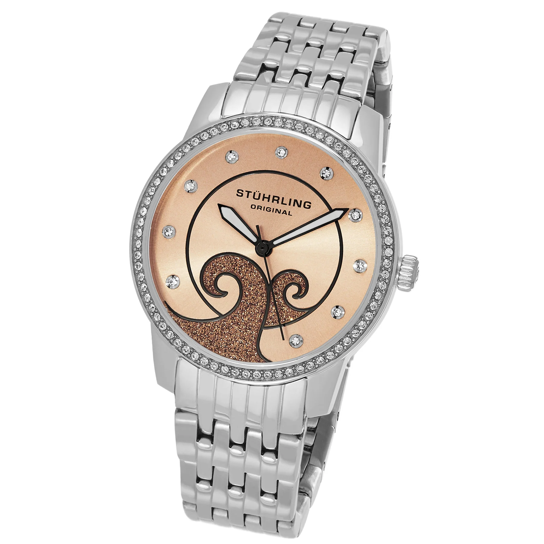 Symphony-569.03 Silver Stainless Steel | Salmon Dial - Image 2