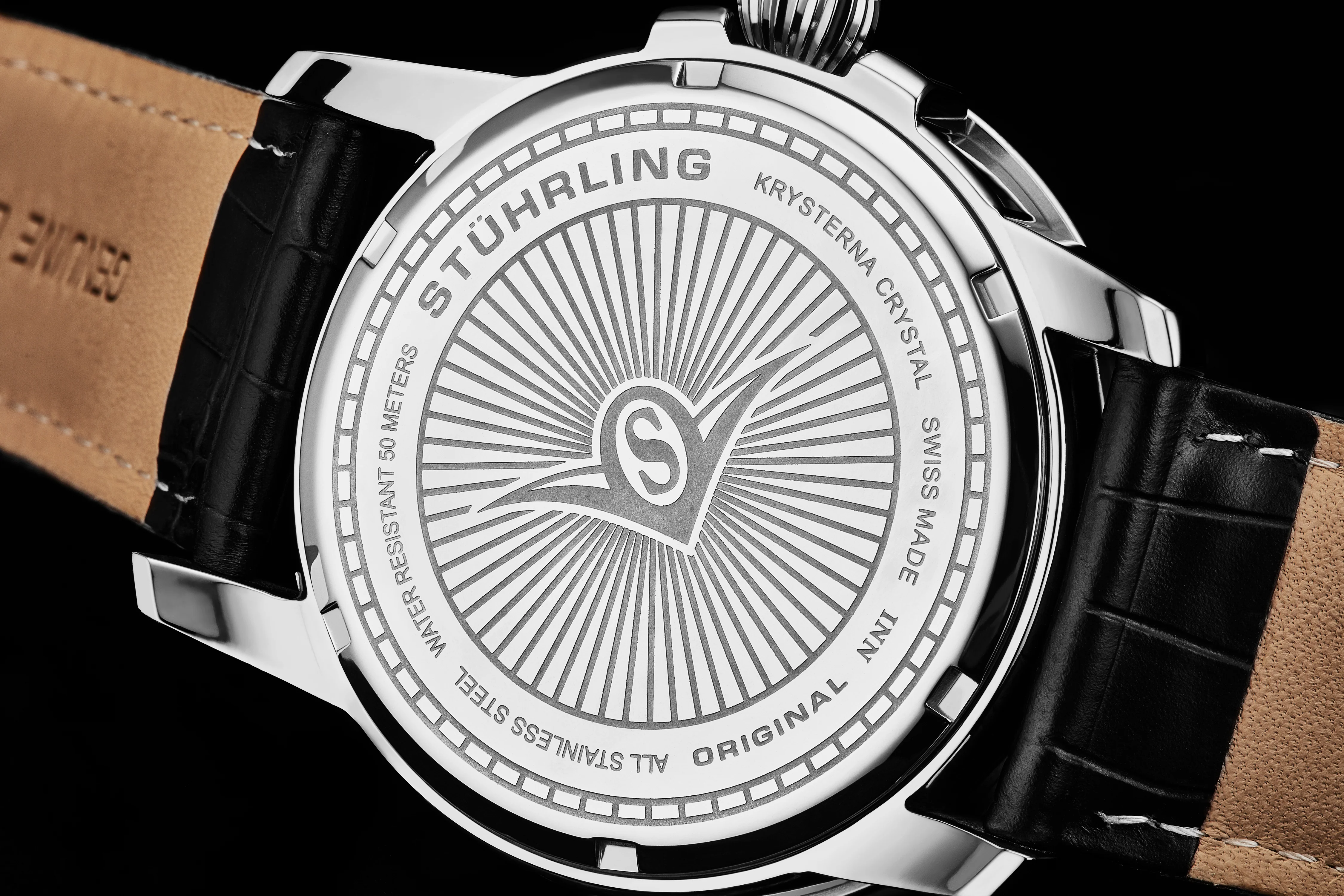 Symphony Black/Leather/Black Dial/Silver Case 788.05 | Black Dial - Image 2