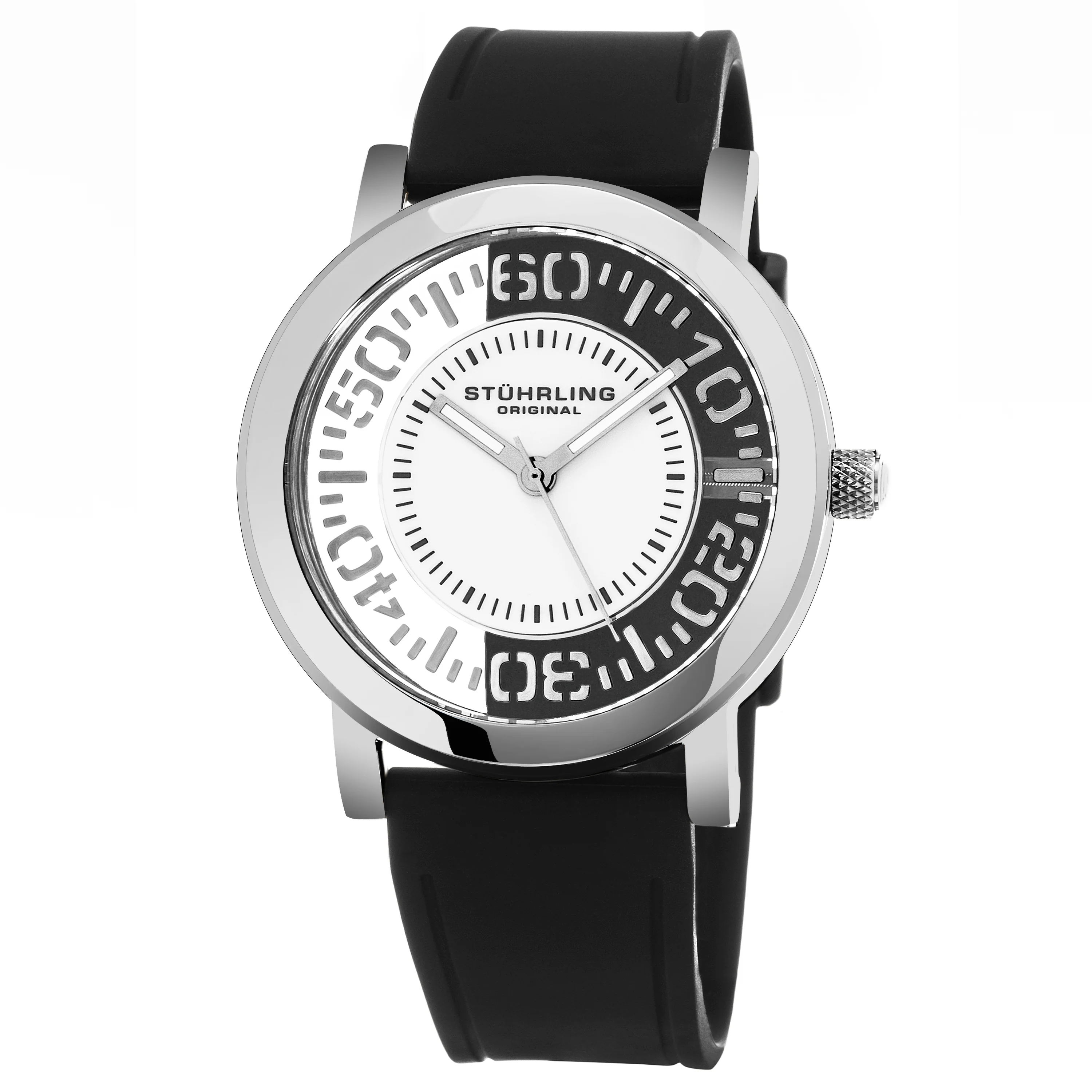 Symphony Silver/Silicone/White Dial/Silver Case | White Dial