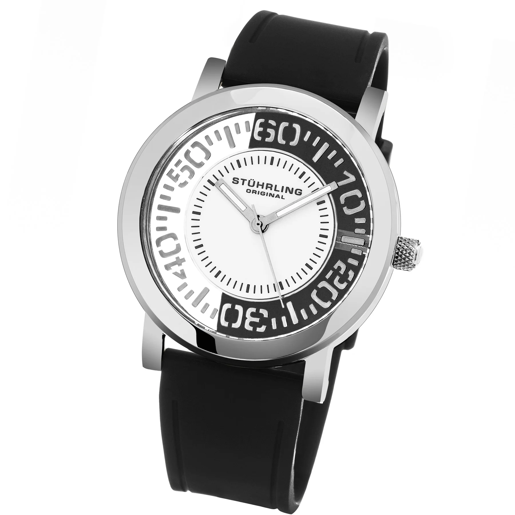 Symphony Silver/Silicone/White Dial/Silver Case | White Dial - Image 2