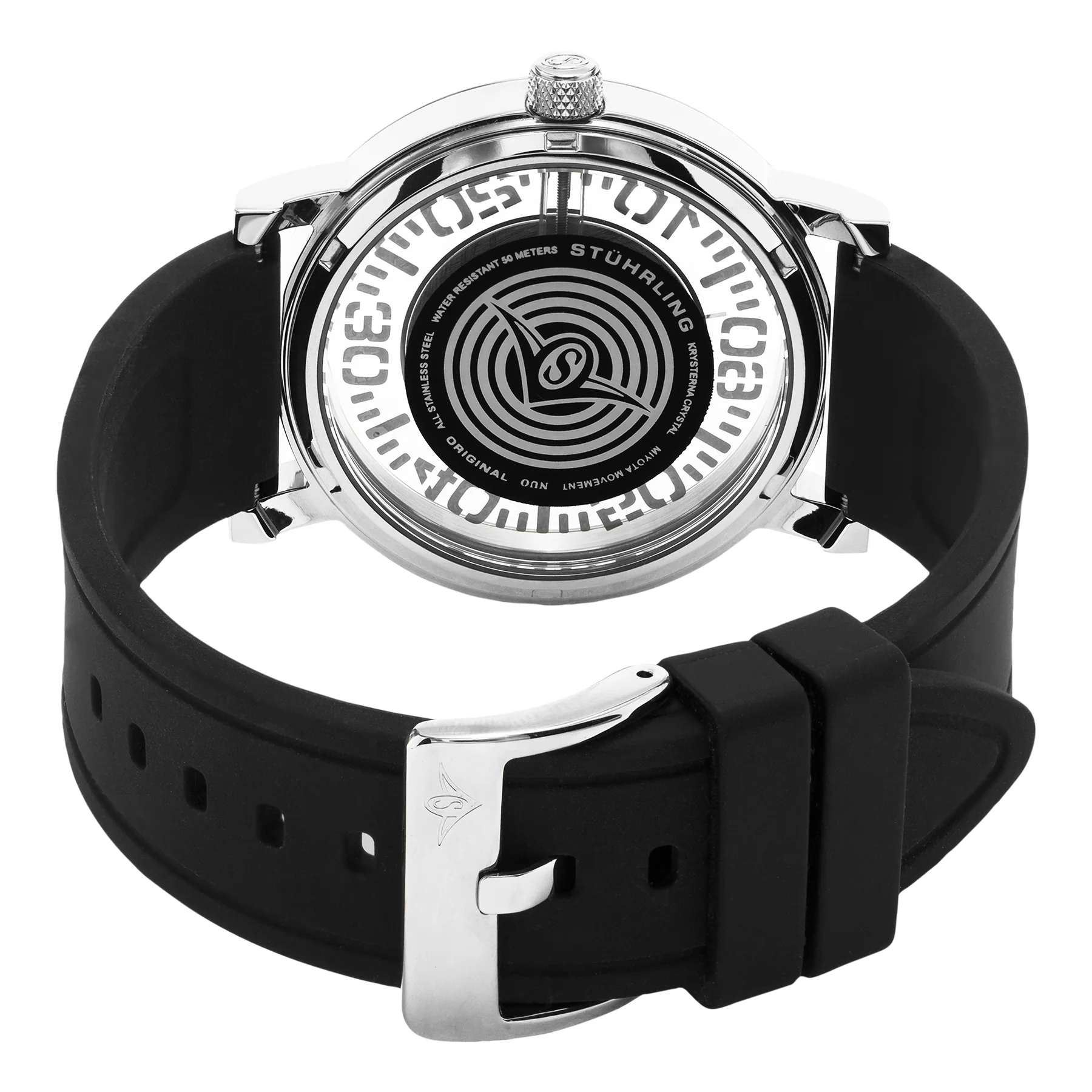 Symphony Silver/Silicone/White Dial/Silver Case | White Dial - Image 3