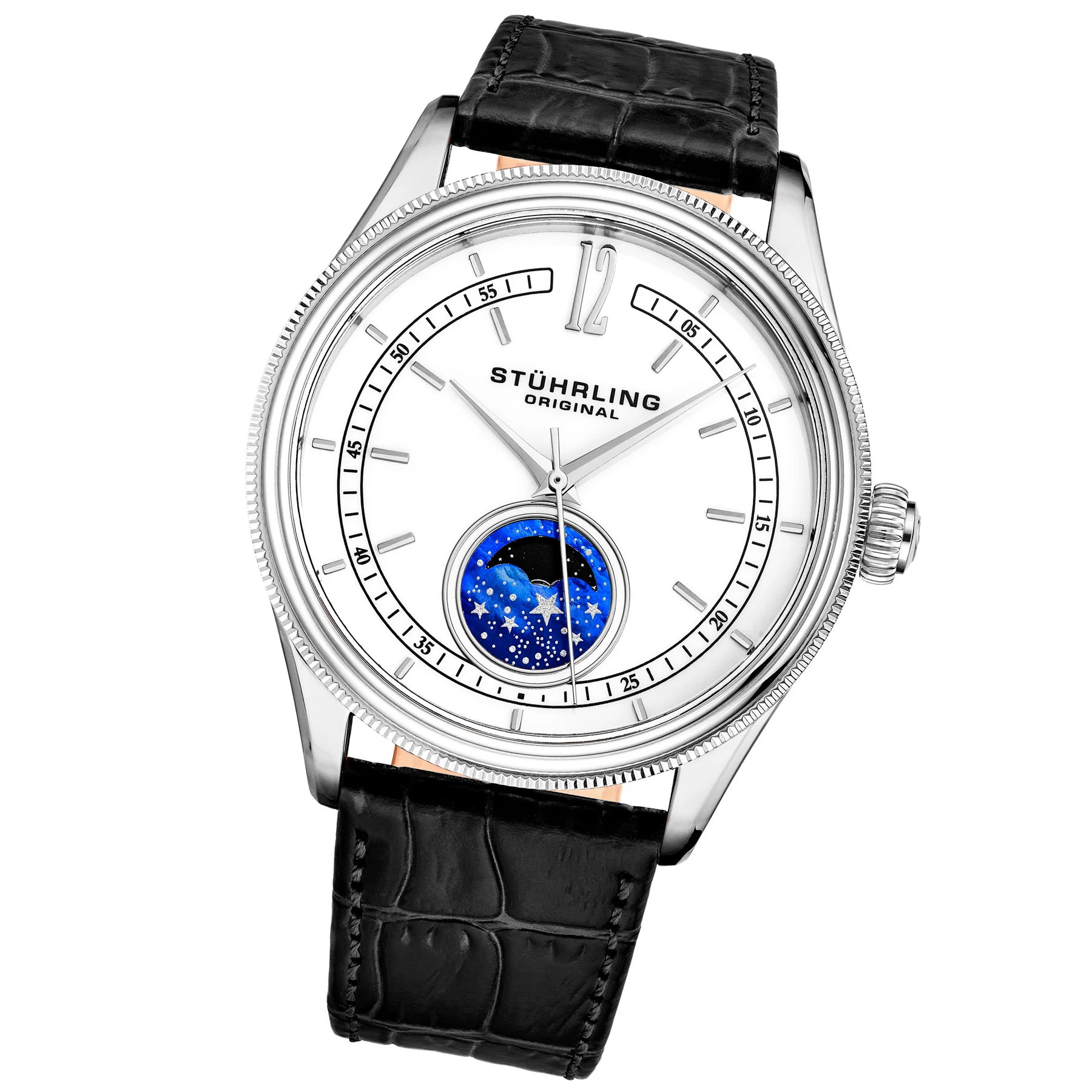 Symphony Black/Leather/White Dial/Silver Case 897.01 | White Dial - Image 2