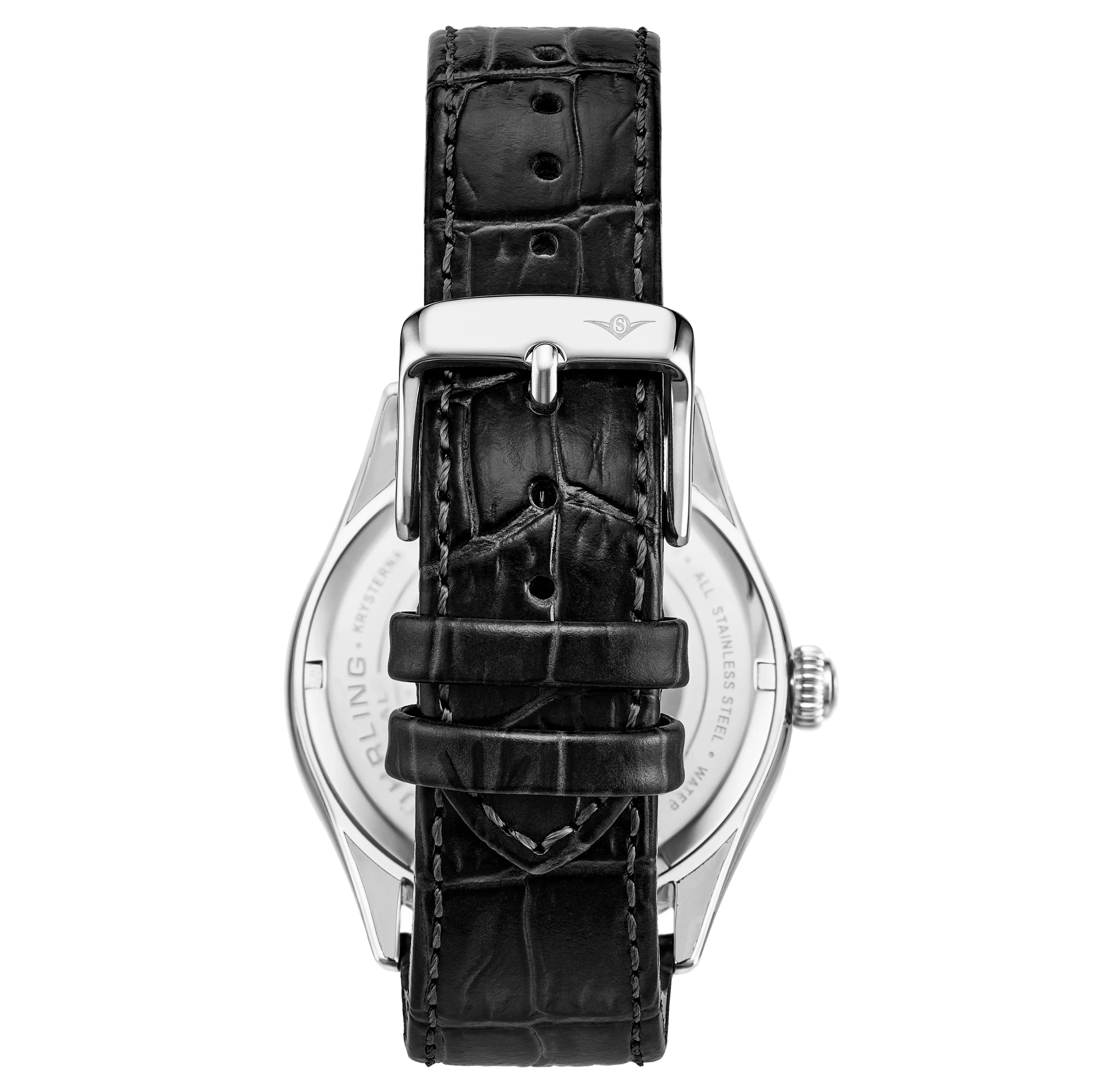 Symphony Black/Leather/White Dial/Silver Case 897.01 | White Dial - Image 3