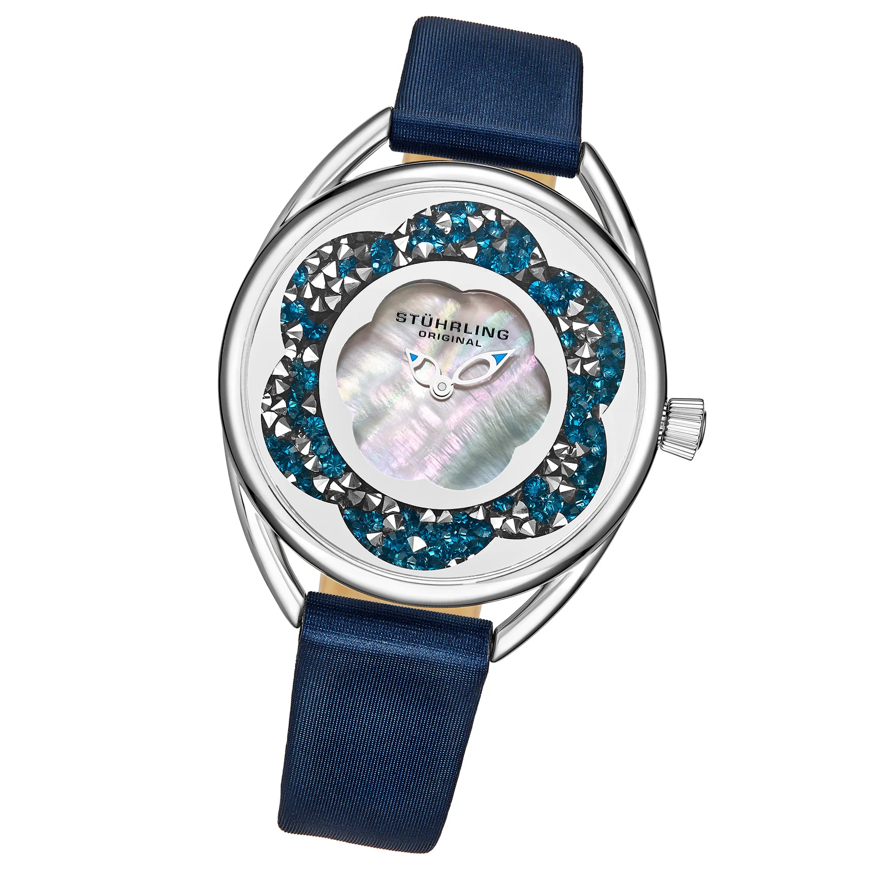 Symphony-995.03 Blue Leather | Silver Dial - Image 2