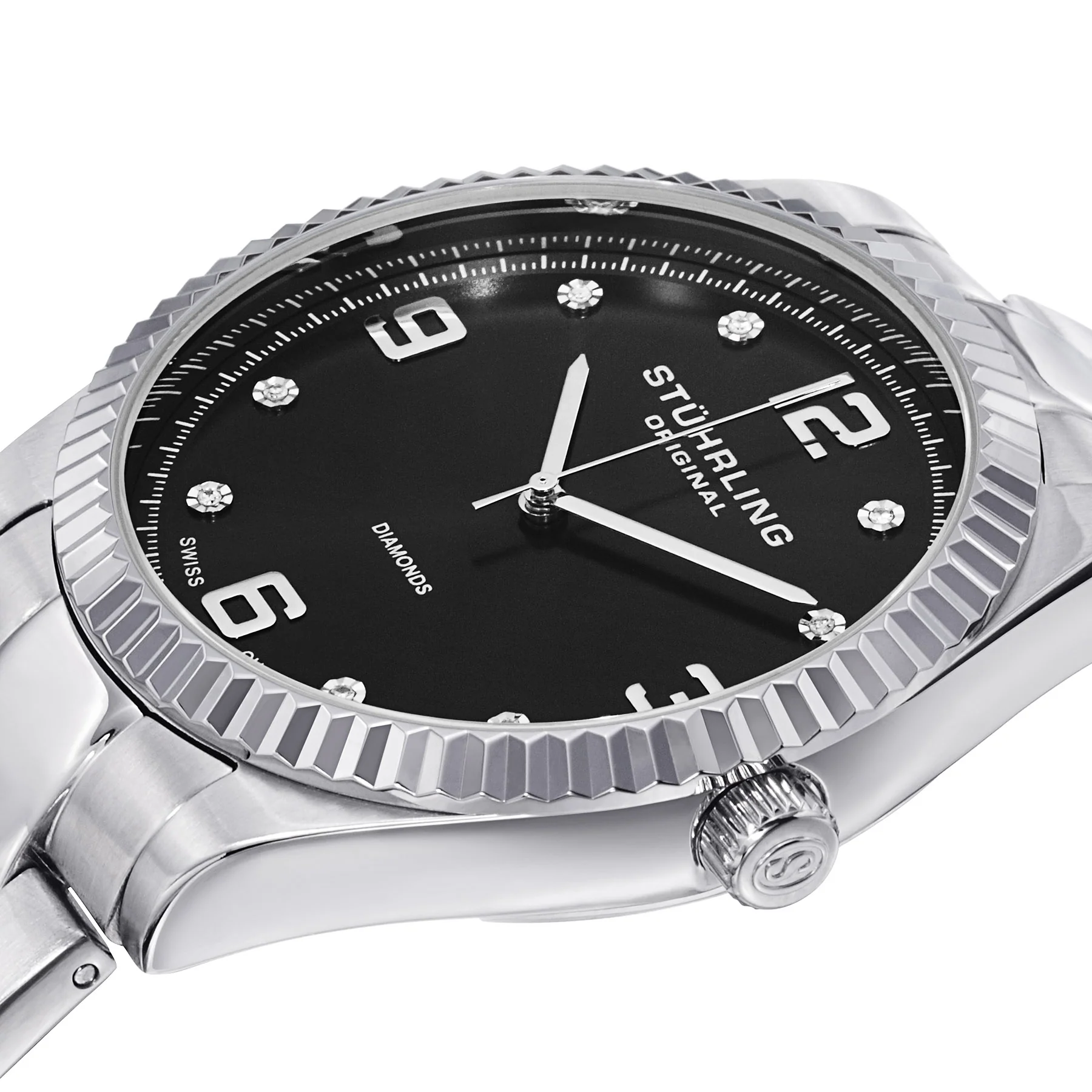 Symphony Watch Black/Silver | Black Dial - Image 3