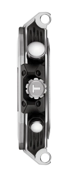 T-Race Chronograph Black / Silicone | White Dial - Image 2