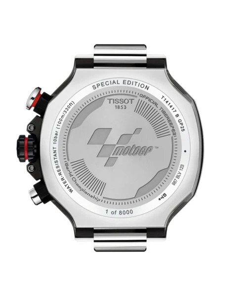 T-Race MotoGP Quartz Chronograph Black / Silicone | Dark Grey Dial - Image 3