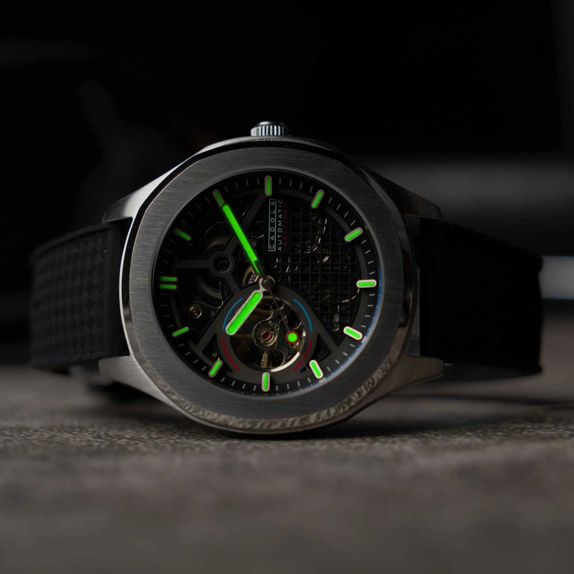 Tail Light Automatic Black / Black Silicone | Black Dial - Image 4